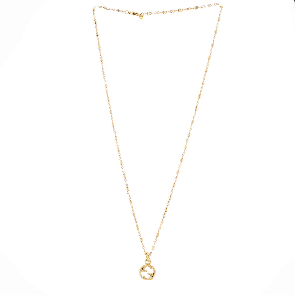 GG Running Pendant Necklace 18K Yellow Gold