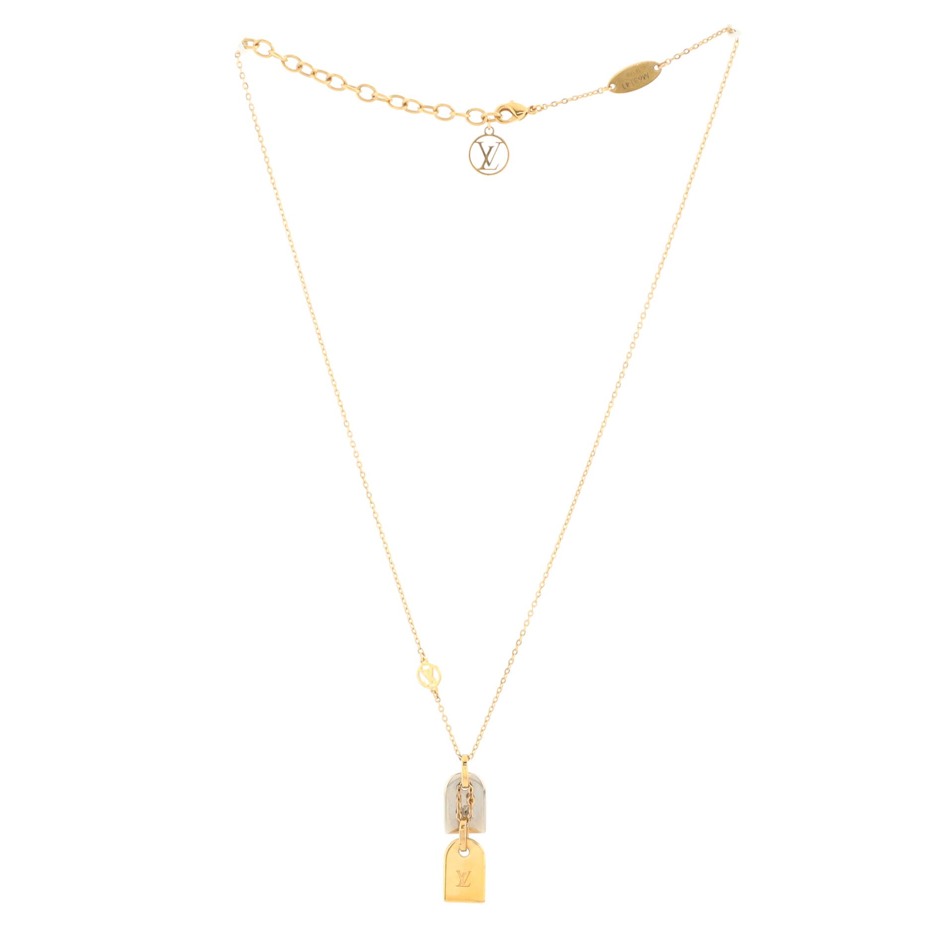 Nanogram Name Tag Pendant Necklace Metal