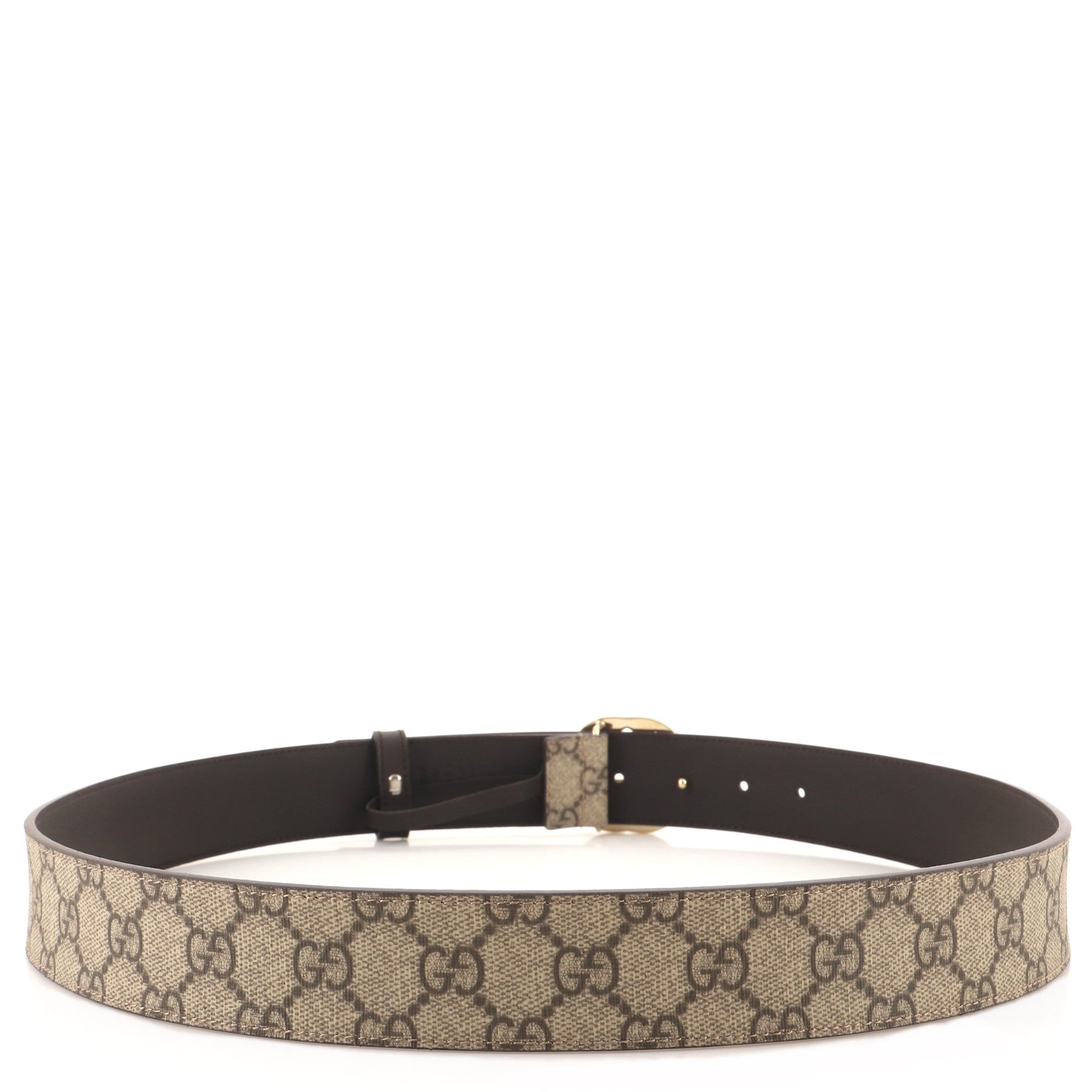 Interlocking G Belt GG Coated Canvas Wide 100