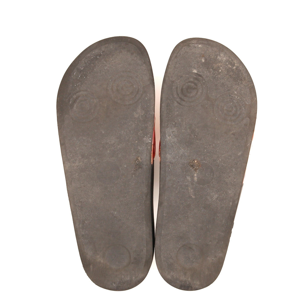 Slide Sandals Printed GG Coated Canvas