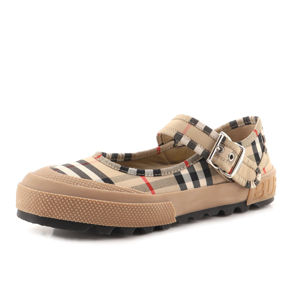 Women's Elstead Mary Jane Flats Vintage Check Canvas