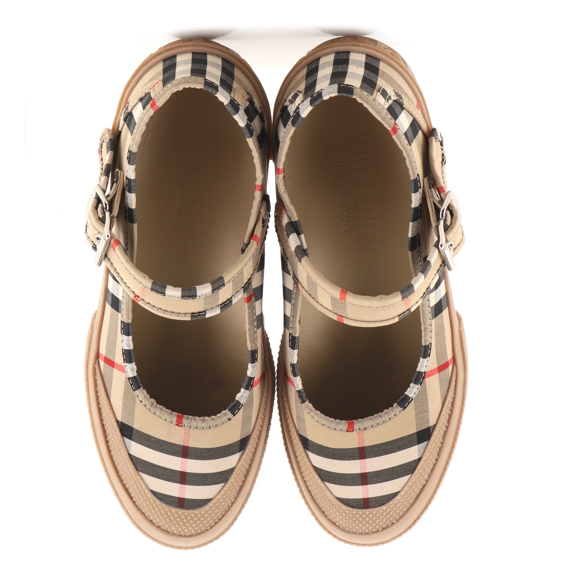 Women's Elstead Mary Jane Flats Vintage Check Canvas
