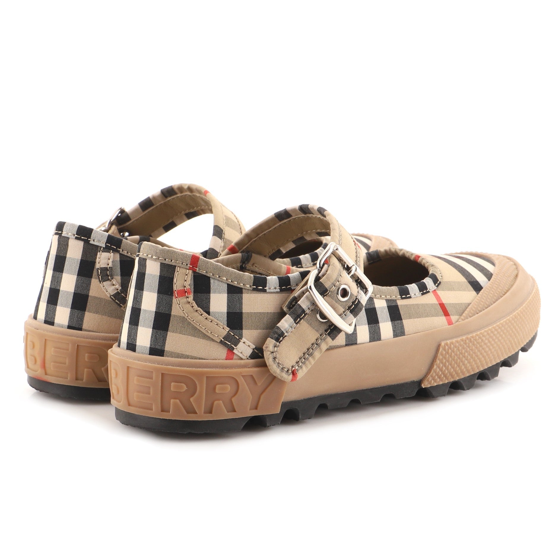 Women's Elstead Mary Jane Flats Vintage Check Canvas