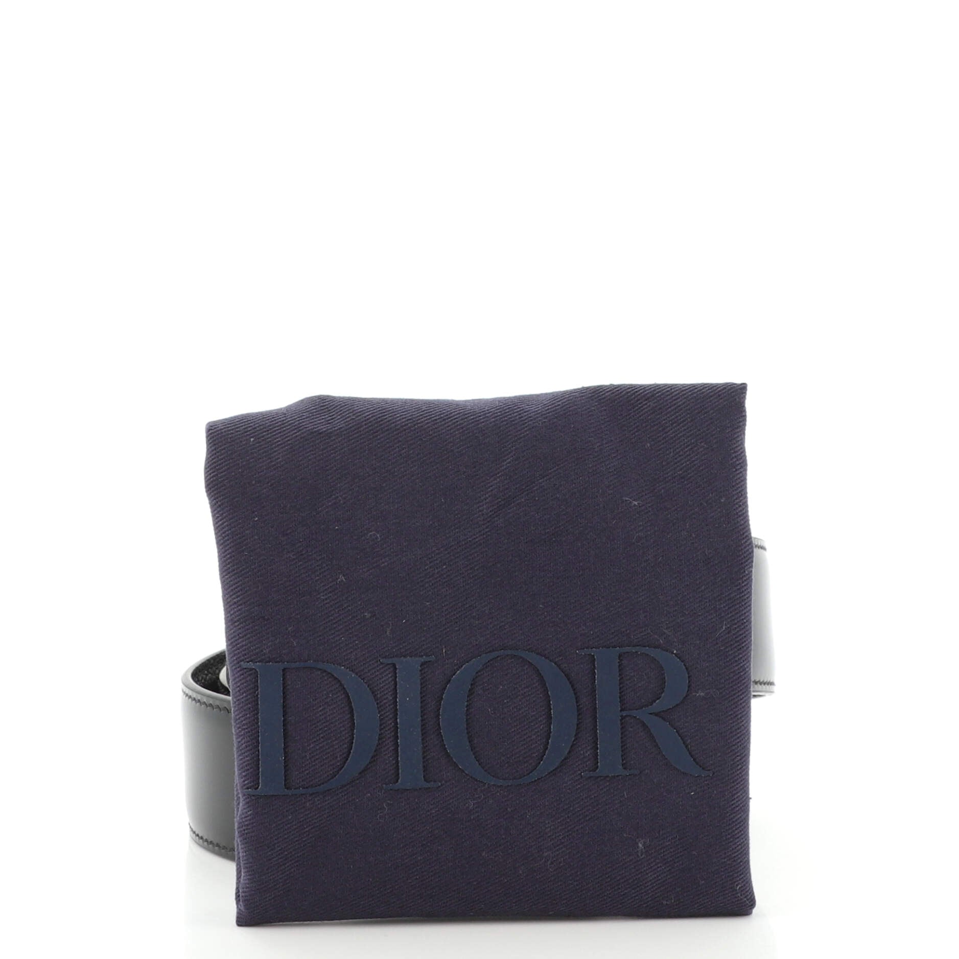CD Buckle Belt Leather Wide 100