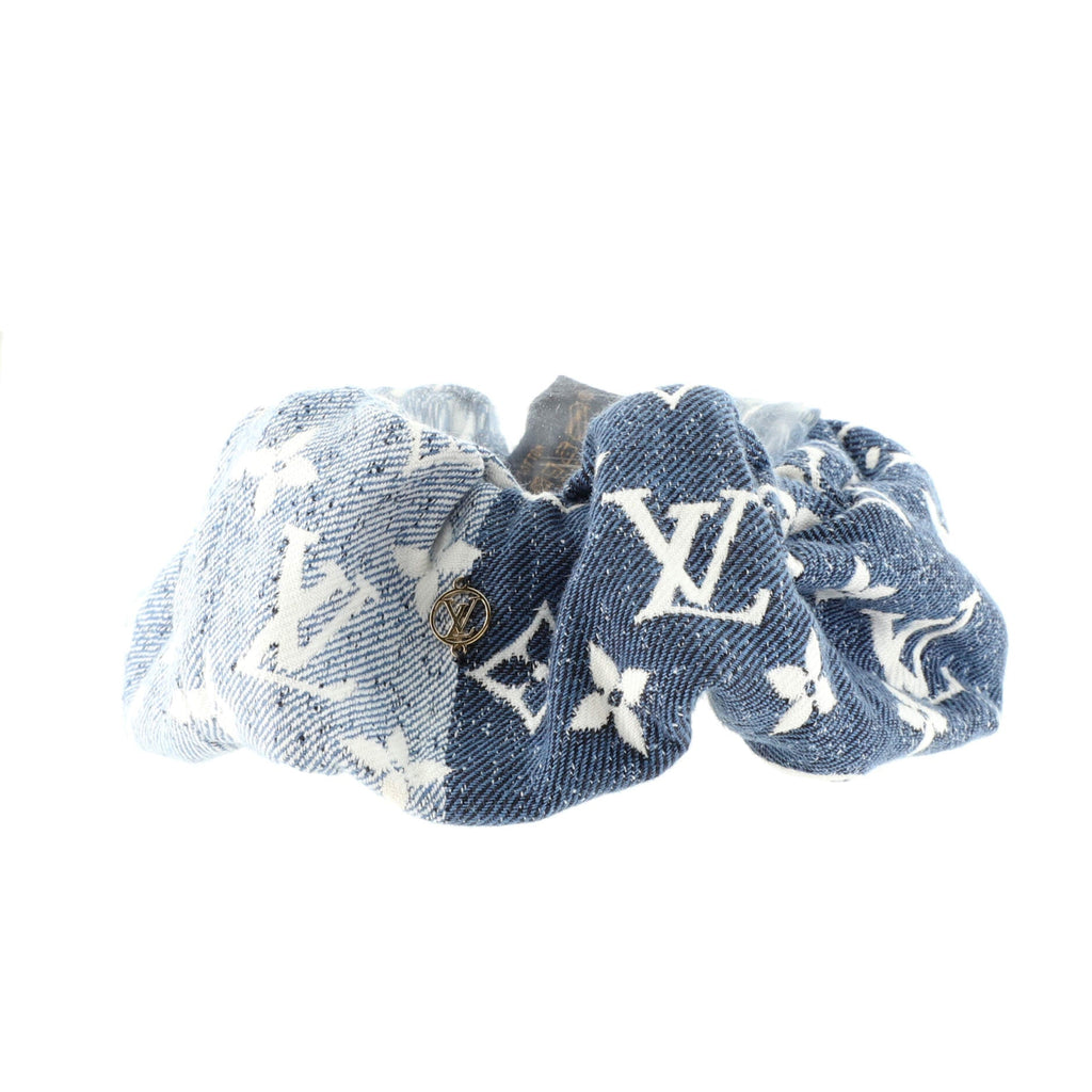 Scrunchy Monogram Denim