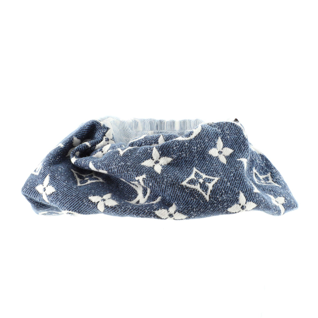Scrunchy Monogram Denim