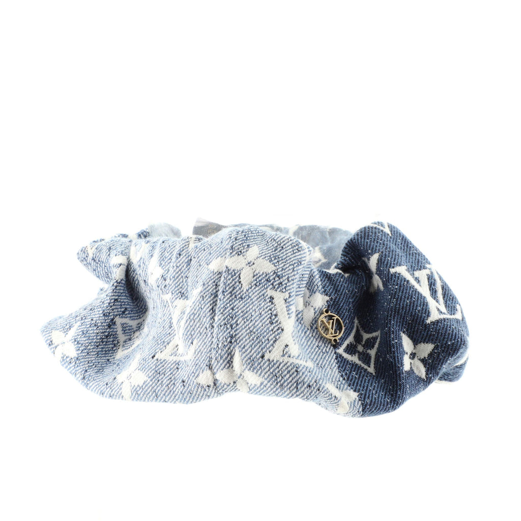 Scrunchy Monogram Denim
