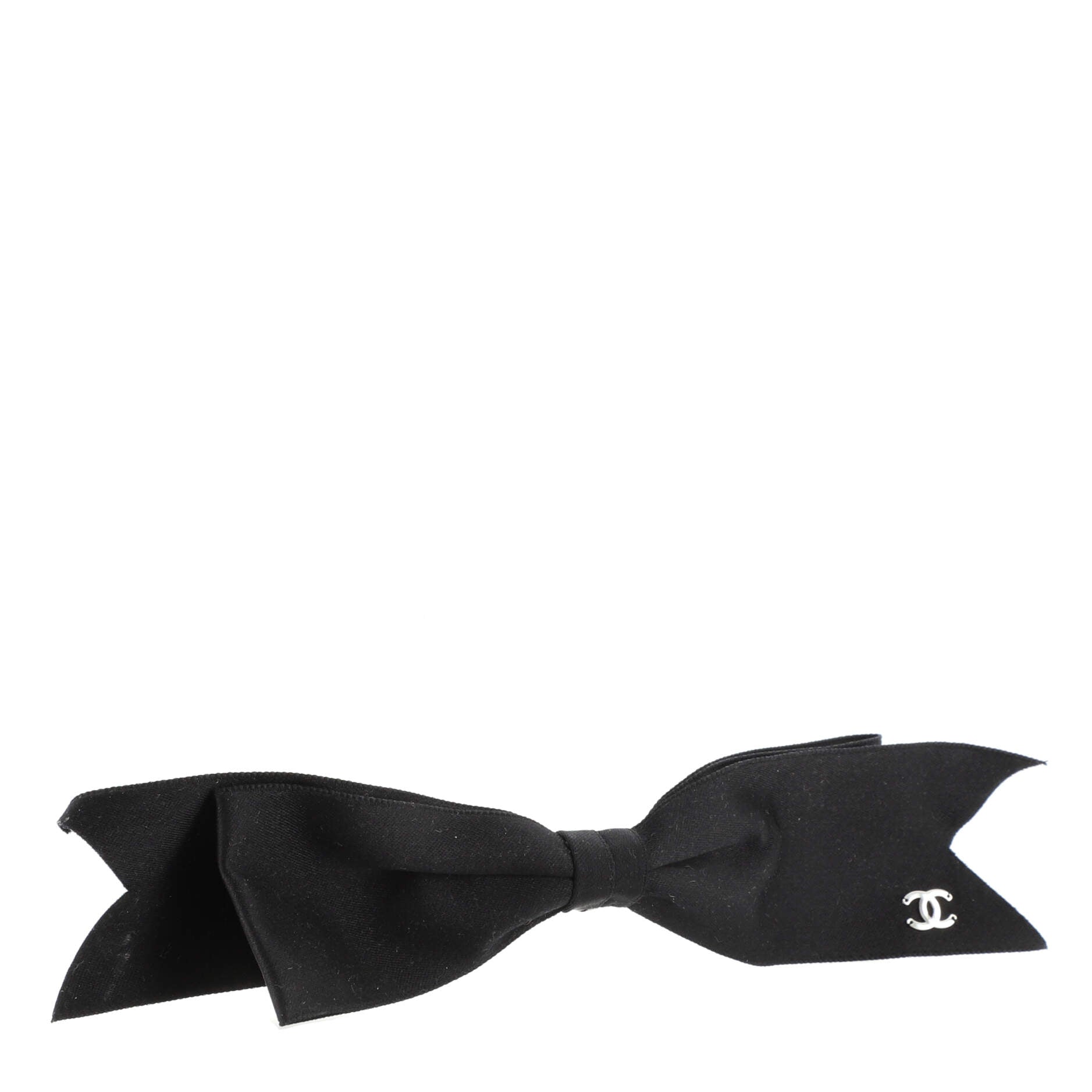 Bow Hair Barrette Satin