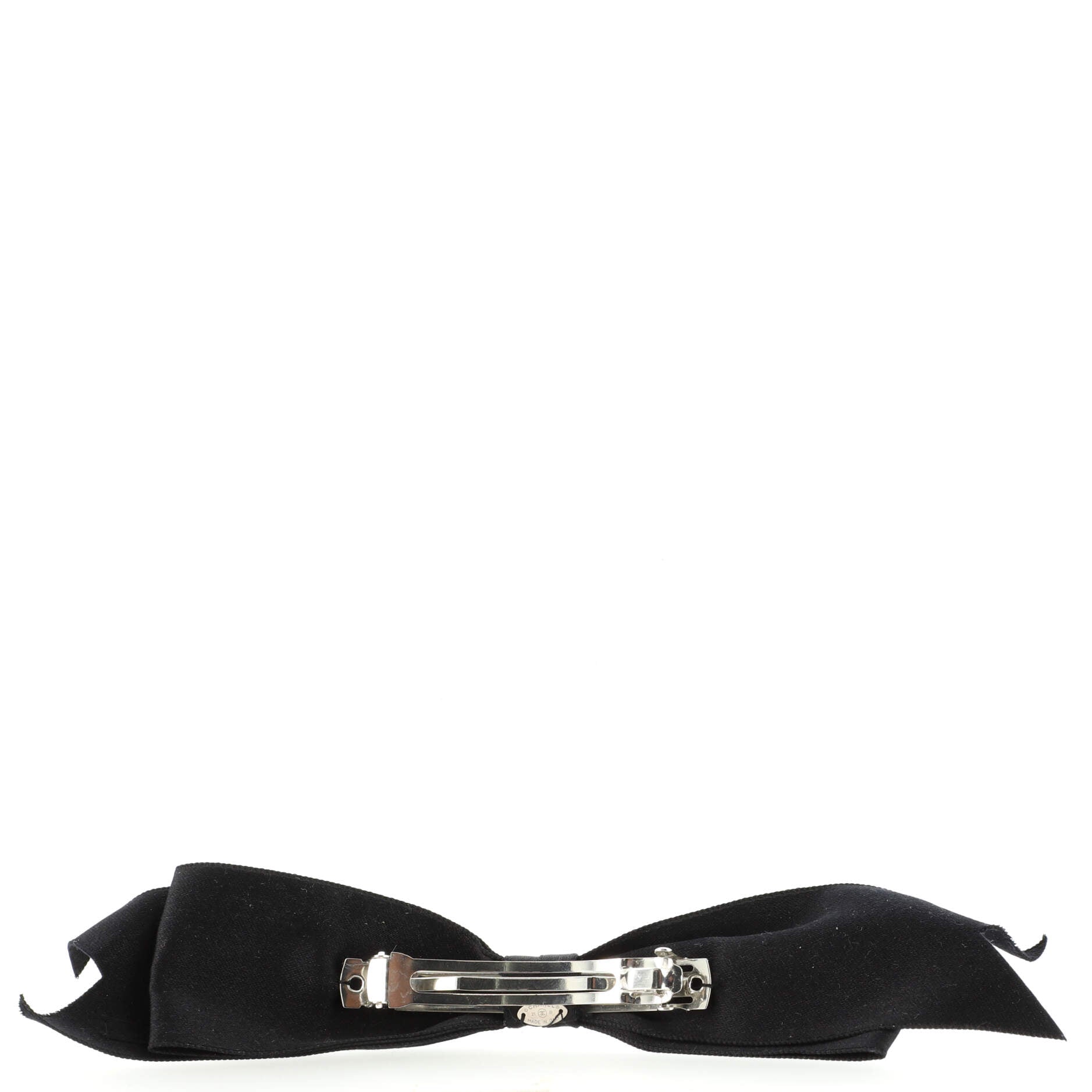 Bow Hair Barrette Satin