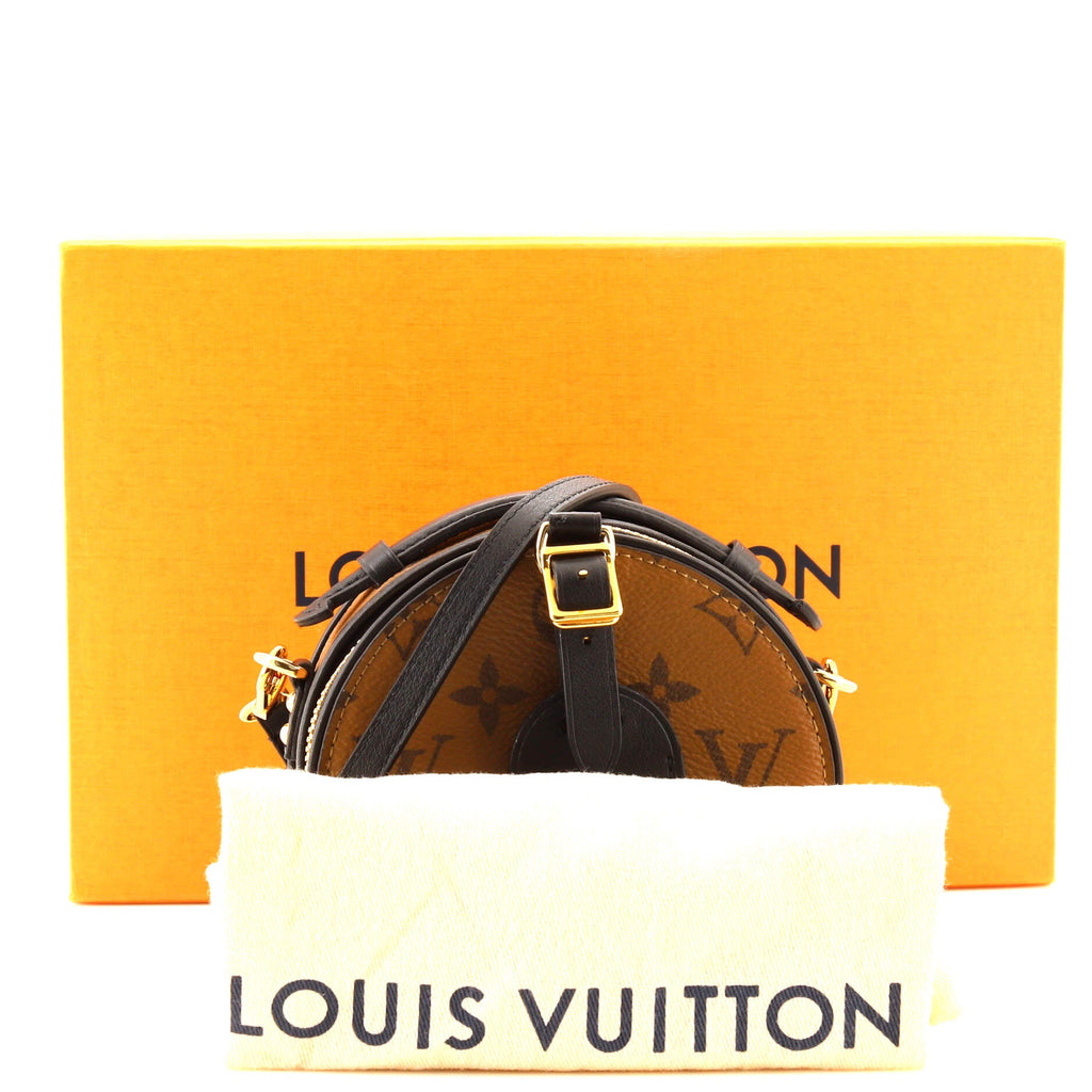 Mini Boite Chapeau Bag Reverse Monogram Canvas