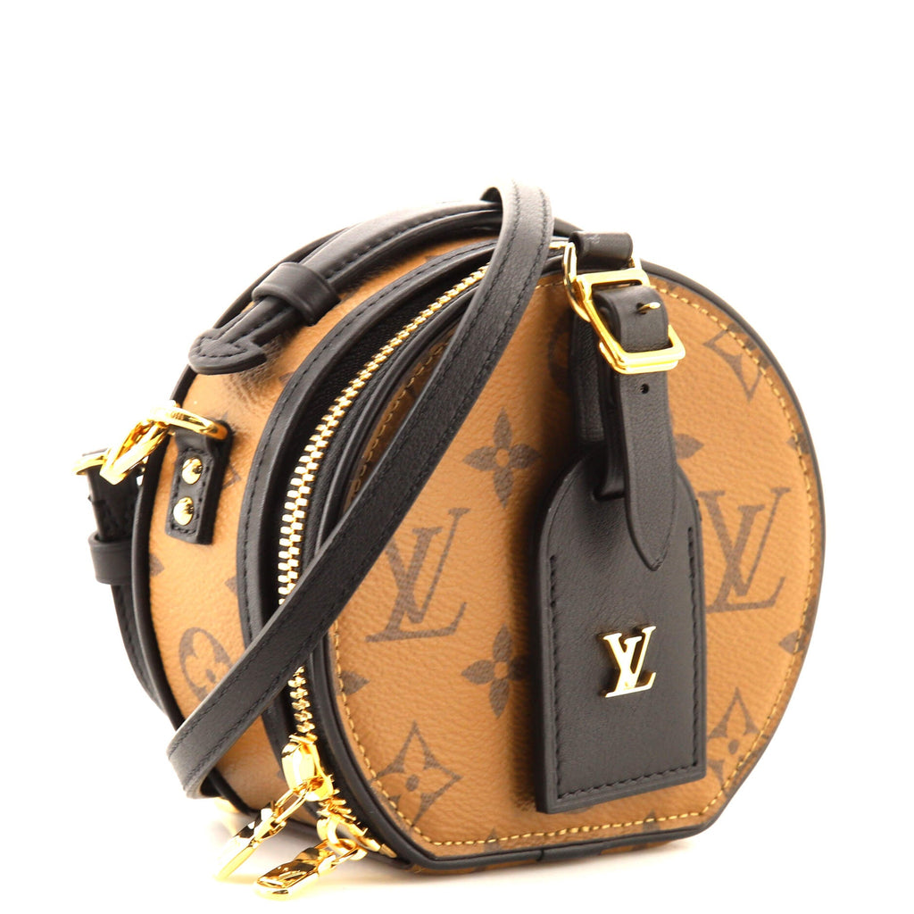 Mini Boite Chapeau Bag Reverse Monogram Canvas