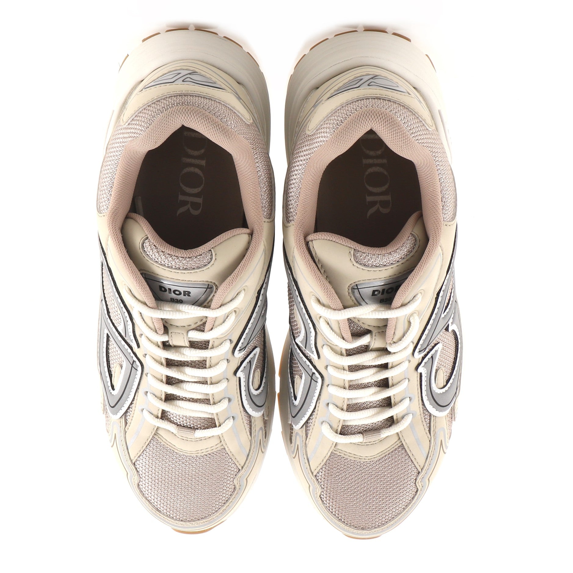 Men's B30 Sneakers Technical Fabric and Leather