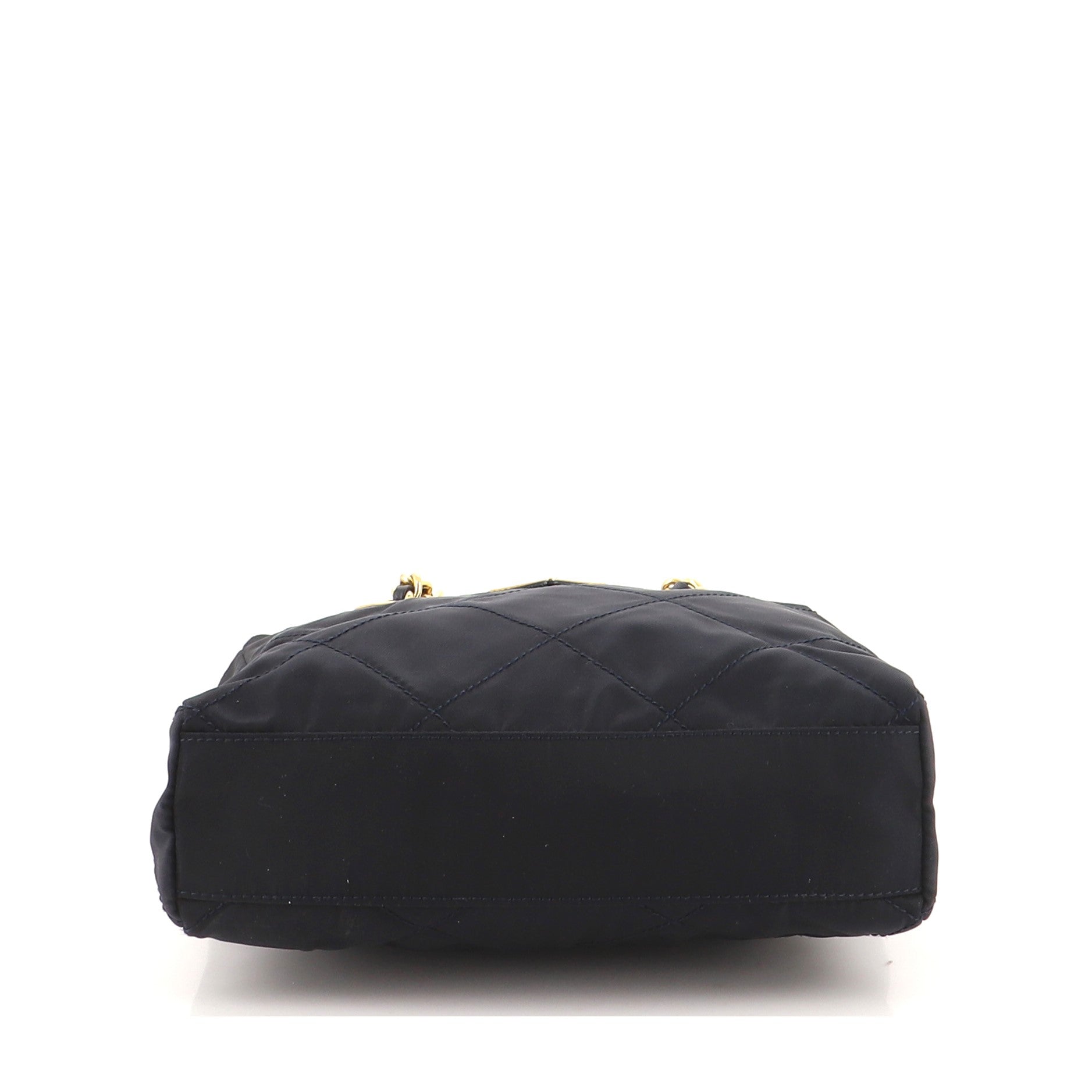 Chain Shoulder Bag Quilted Tessuto Mini
