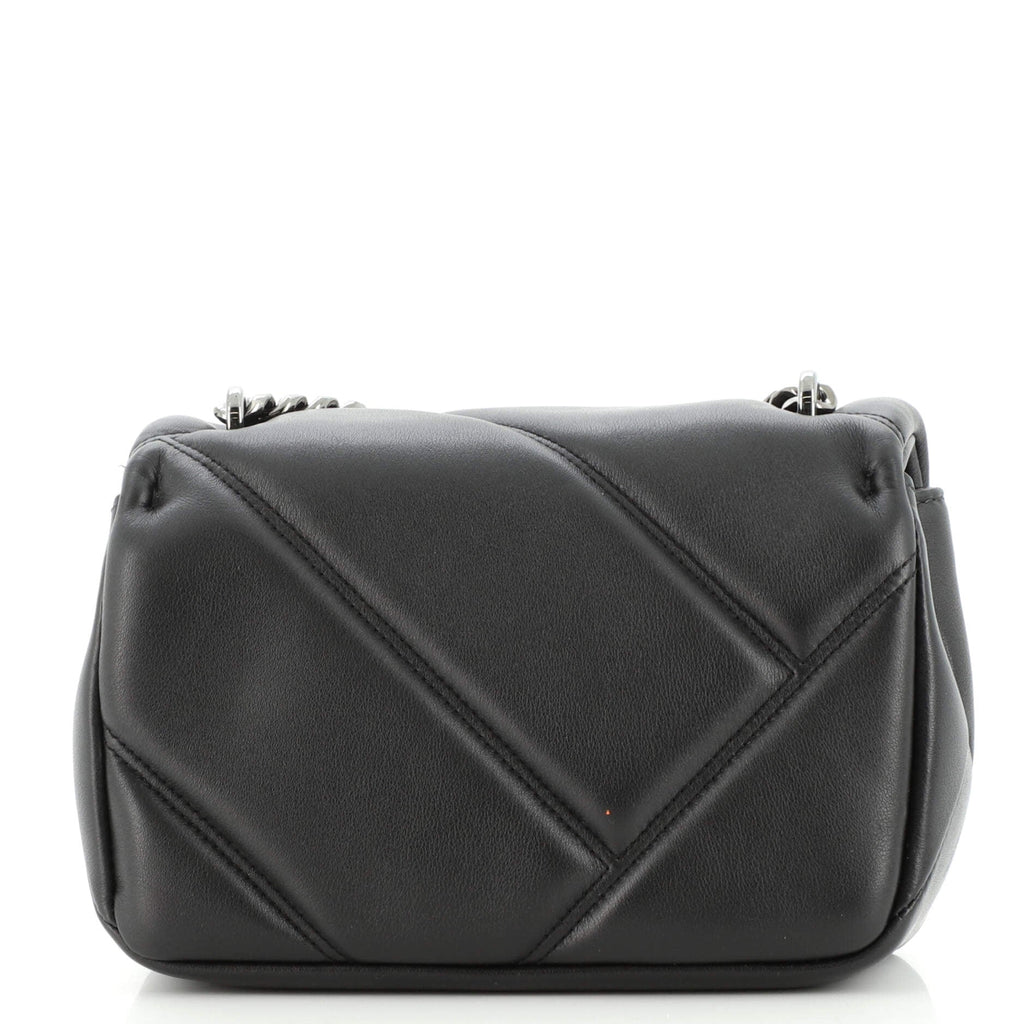 Serpenti Cabochon Shoulder Bag Diagonal Quilted Leather Mini