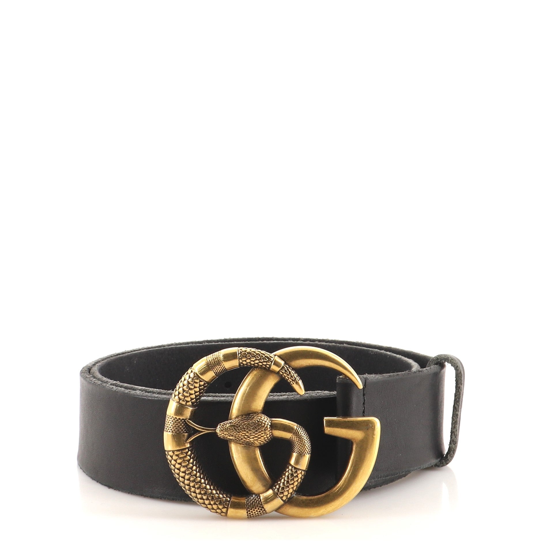 Snake Marmont Belt Leather Wide 75