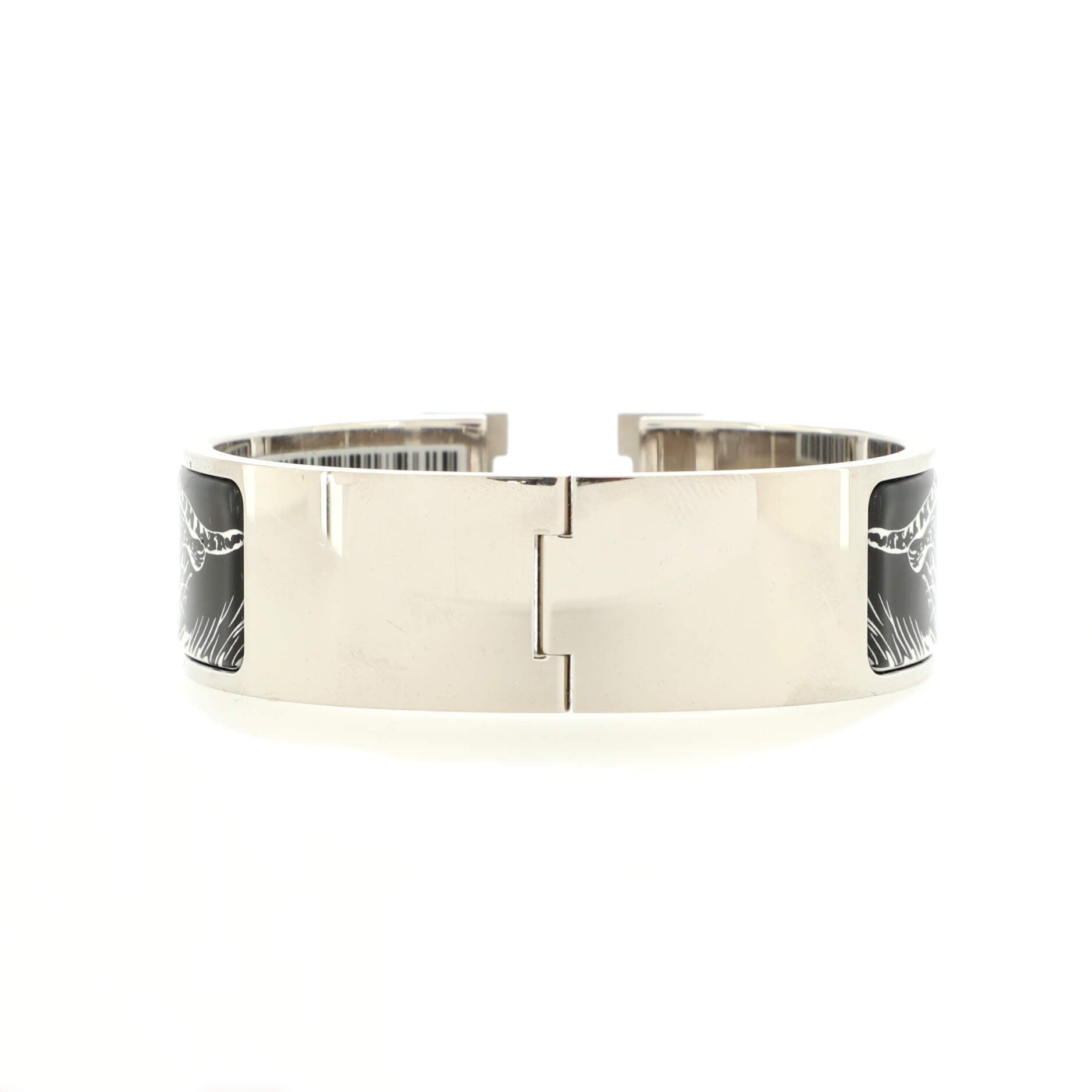 Clic Clac H Bracelet Printed Enamel Wide