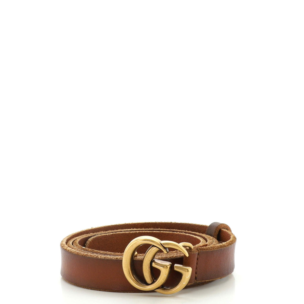 GG Marmont Belt Leather Thin 85