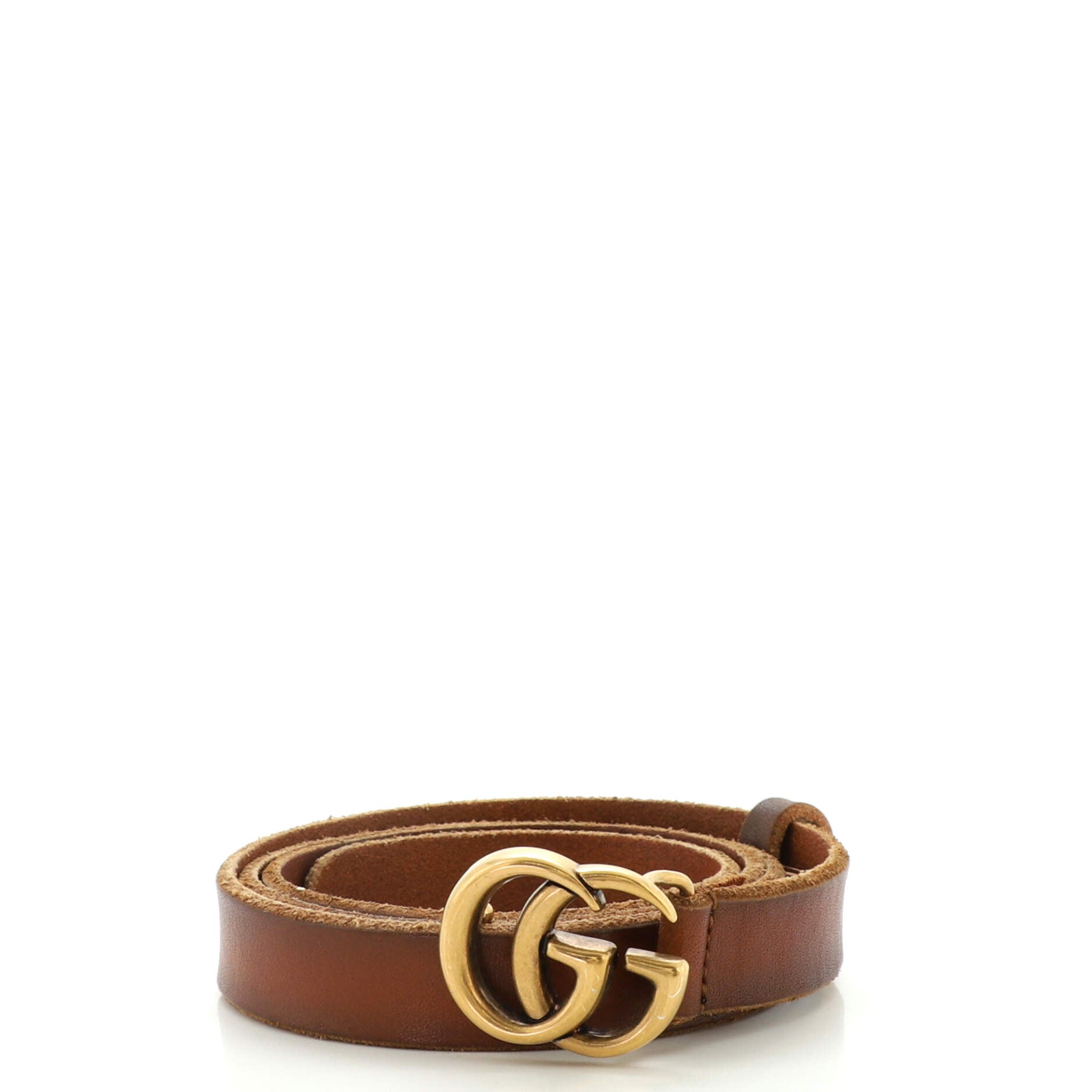 GG Marmont Belt Leather Thin 85