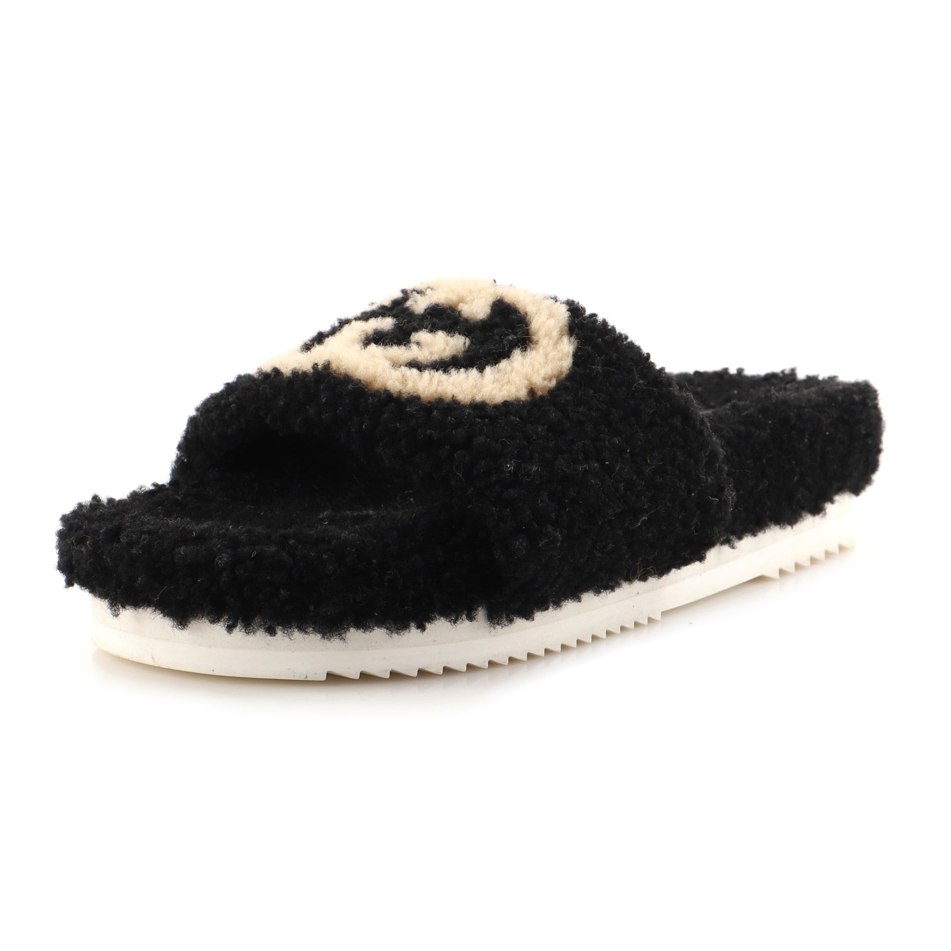 Women's Logo Slide Sandals Shearling