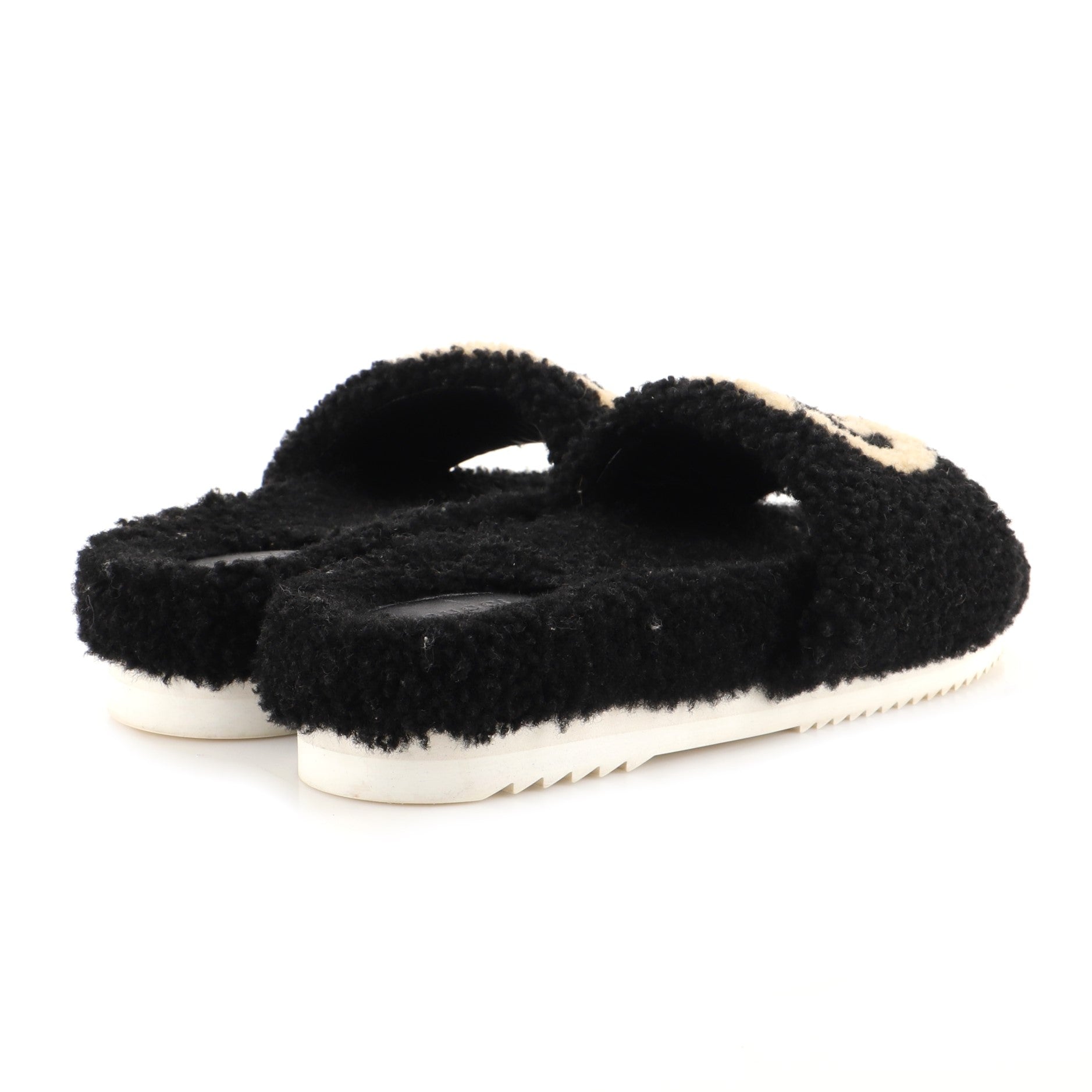 Women's Logo Slide Sandals Shearling