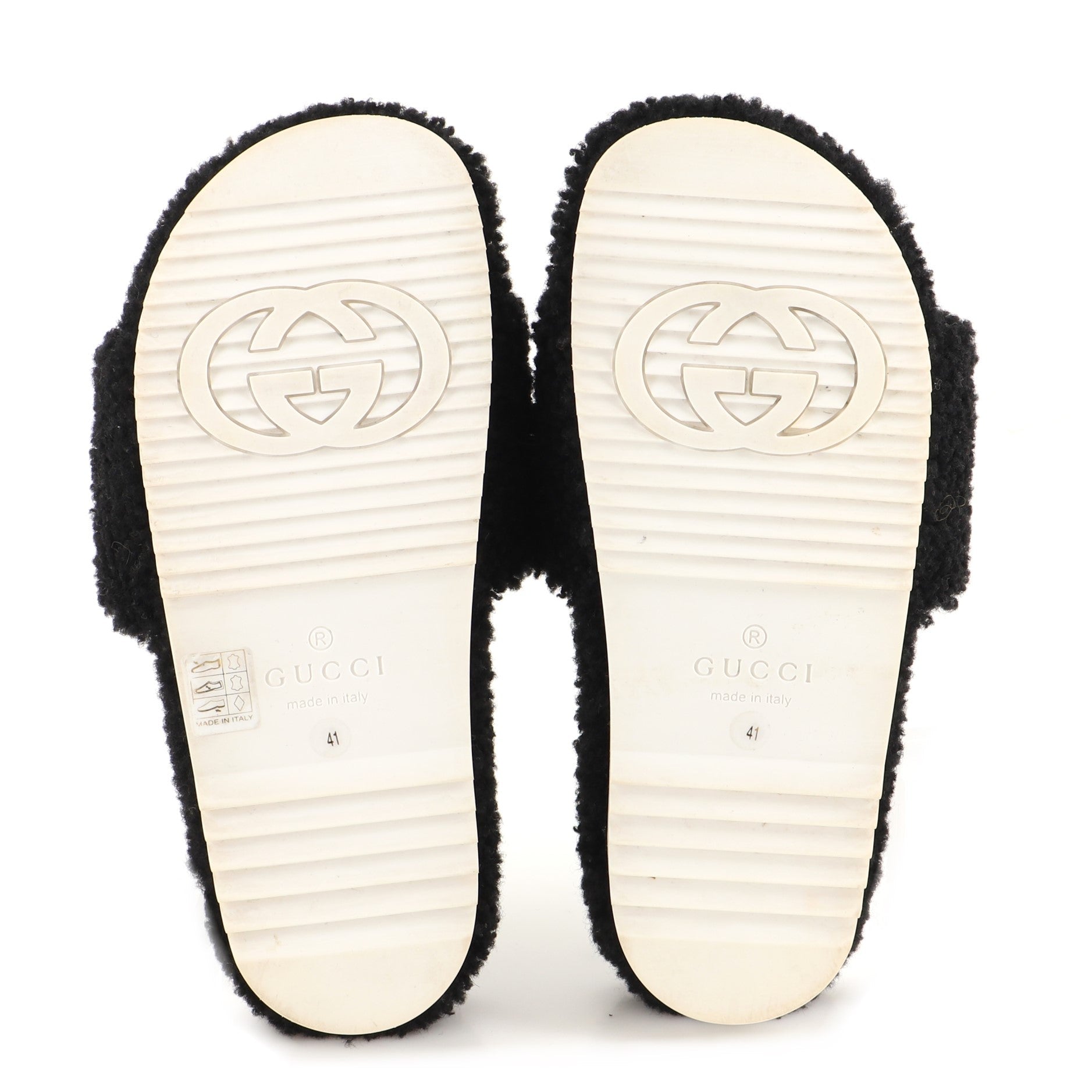 Women's Logo Slide Sandals Shearling