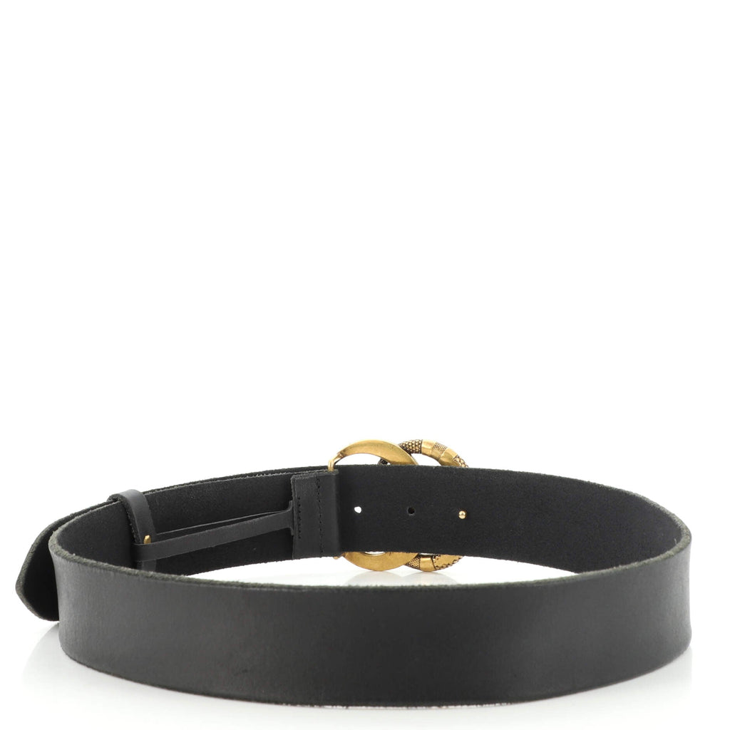Snake Marmont Belt Leather Wide 80