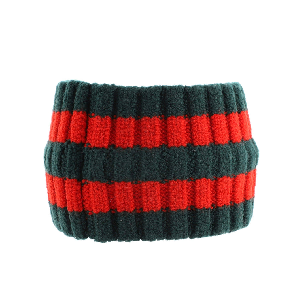 Web Headband Knit Wool Blend Medium