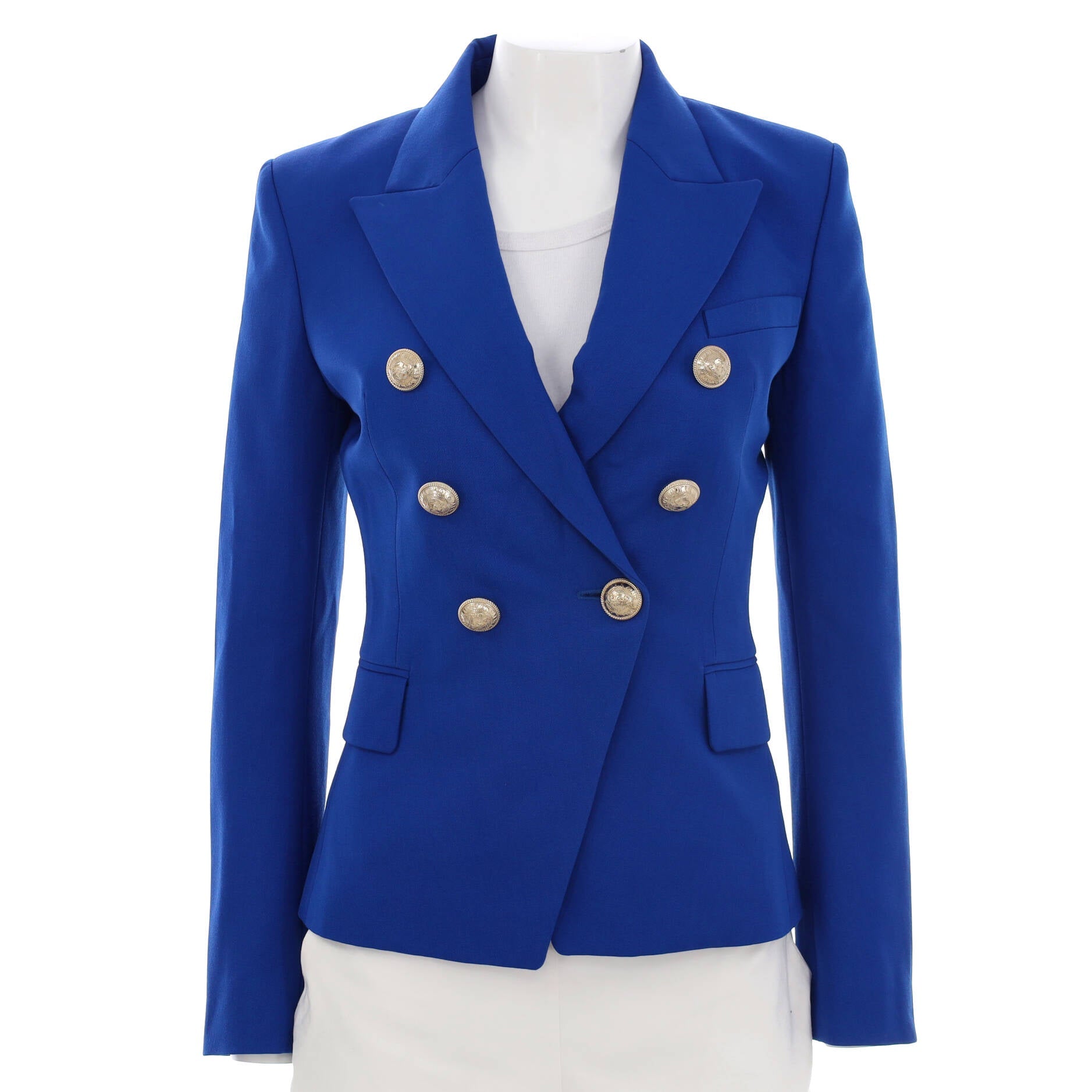 Women's Double Breasted Blazer Wool