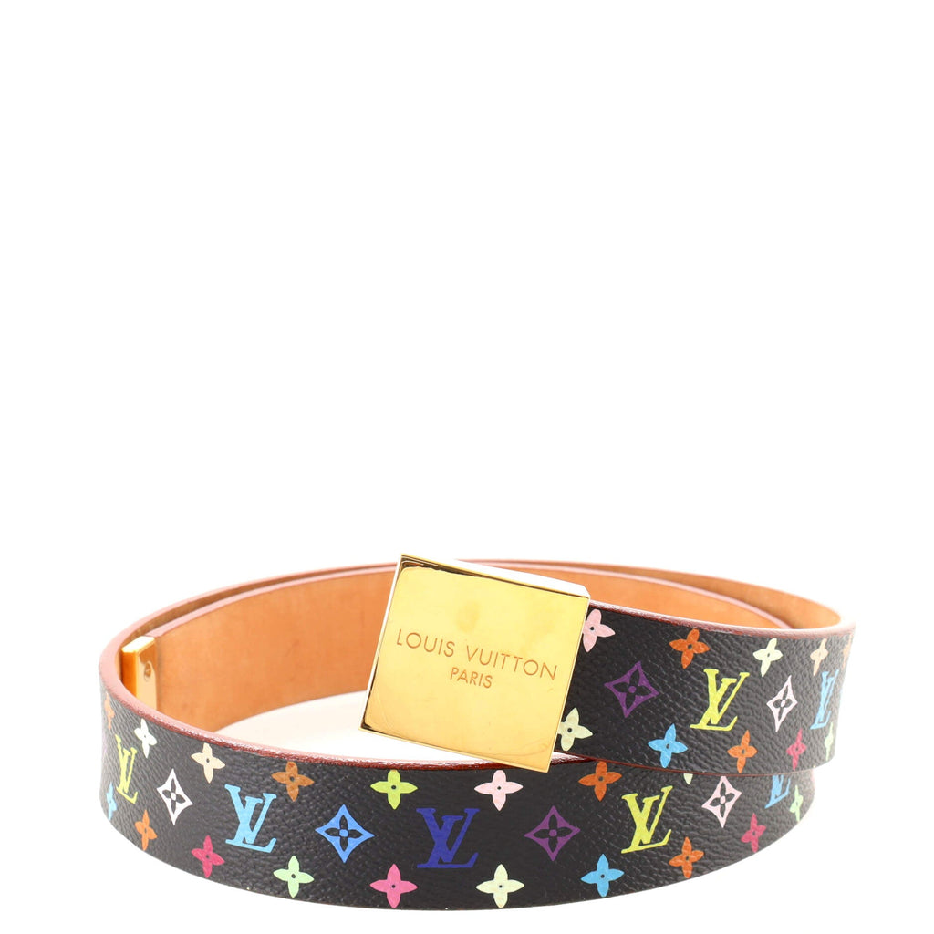 Ceinture Carre Belt Monogram Multicolor Medium 70