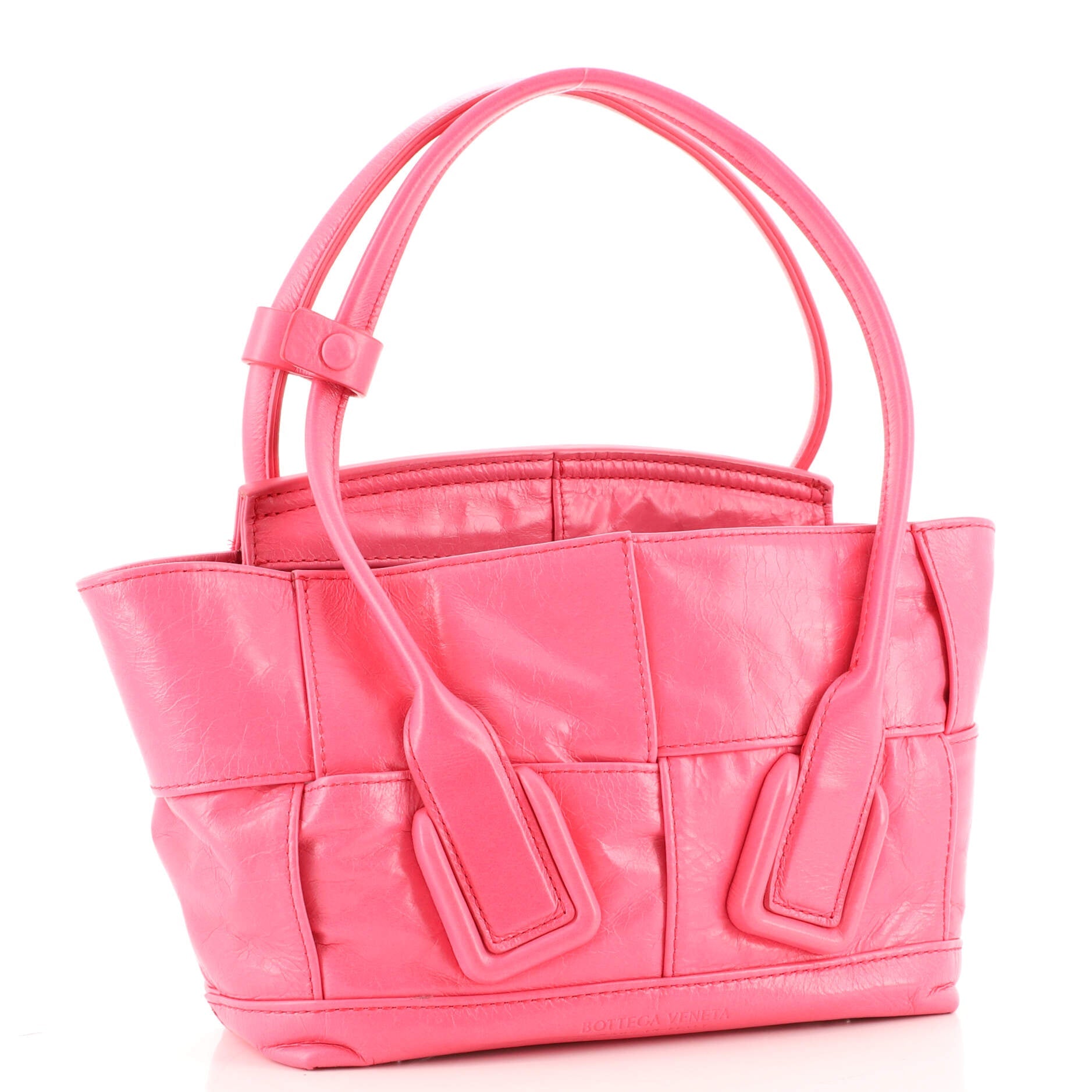 Arco Bag Maxi Intrecciato Leather Mini