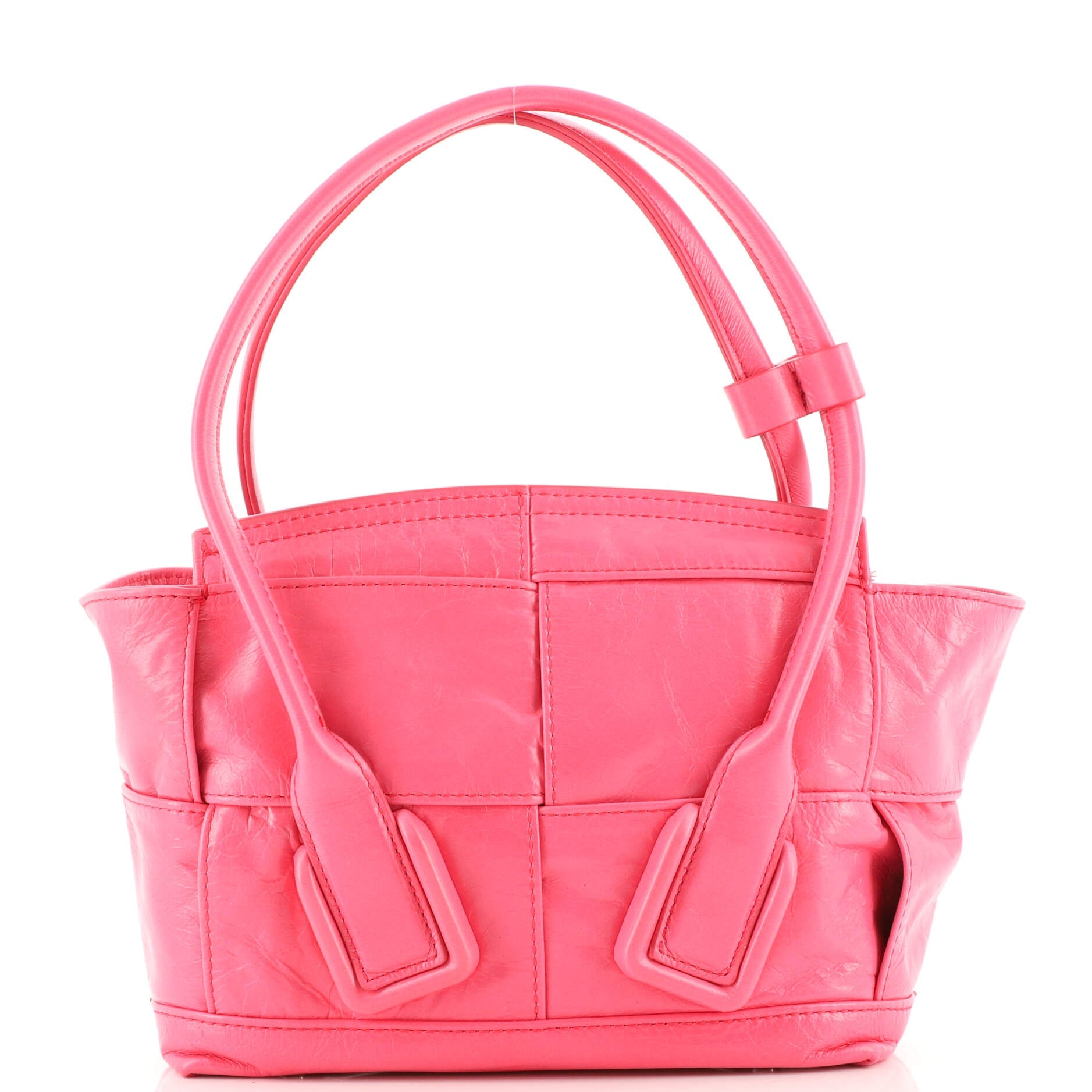 Arco Bag Maxi Intrecciato Leather Mini