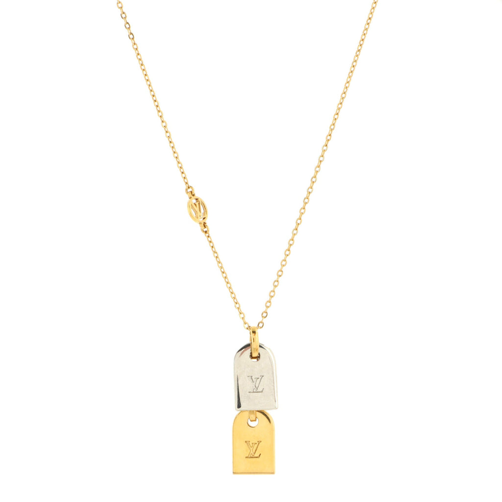 Nanogram Name Tag Pendant Necklace Metal
