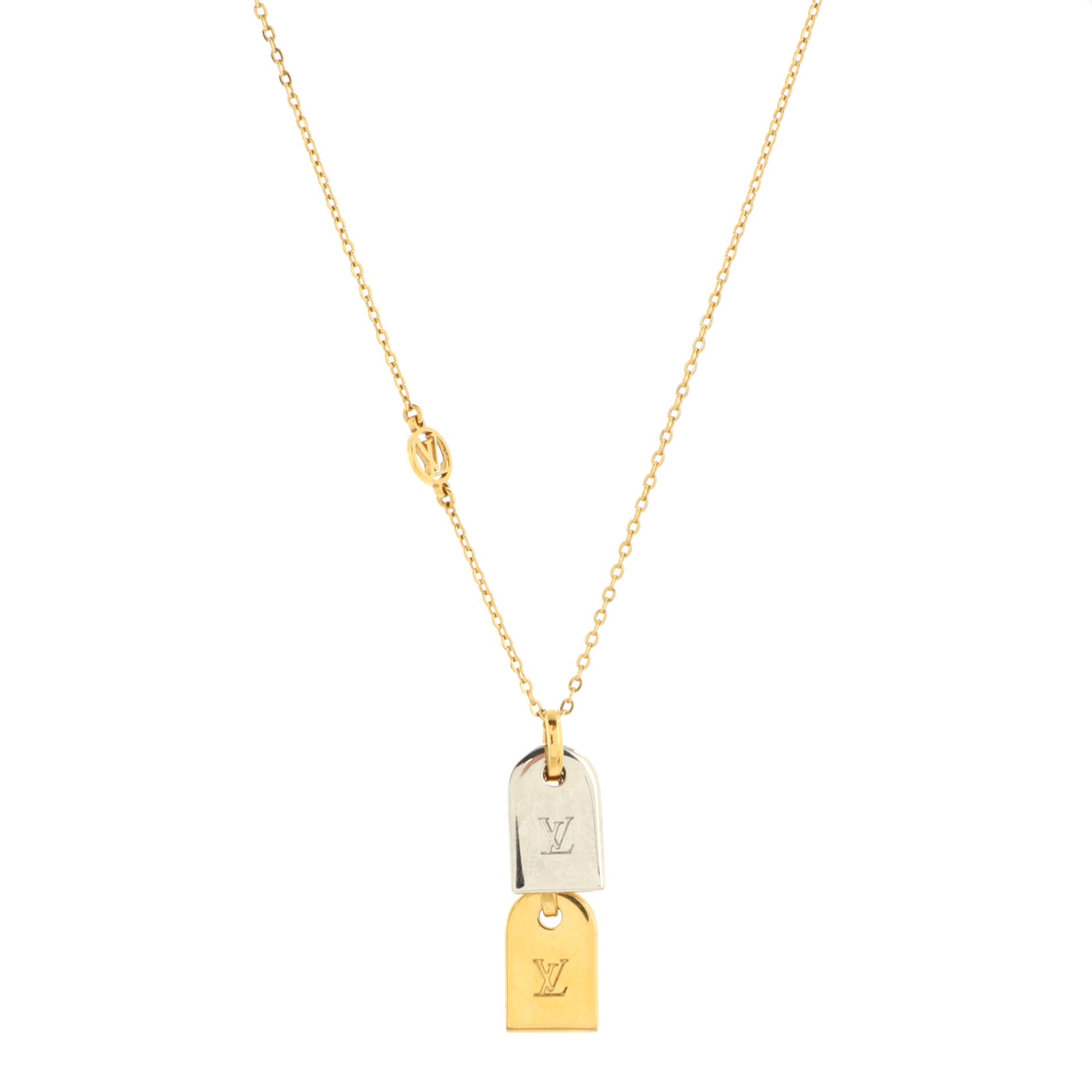 Nanogram Name Tag Pendant Necklace Metal