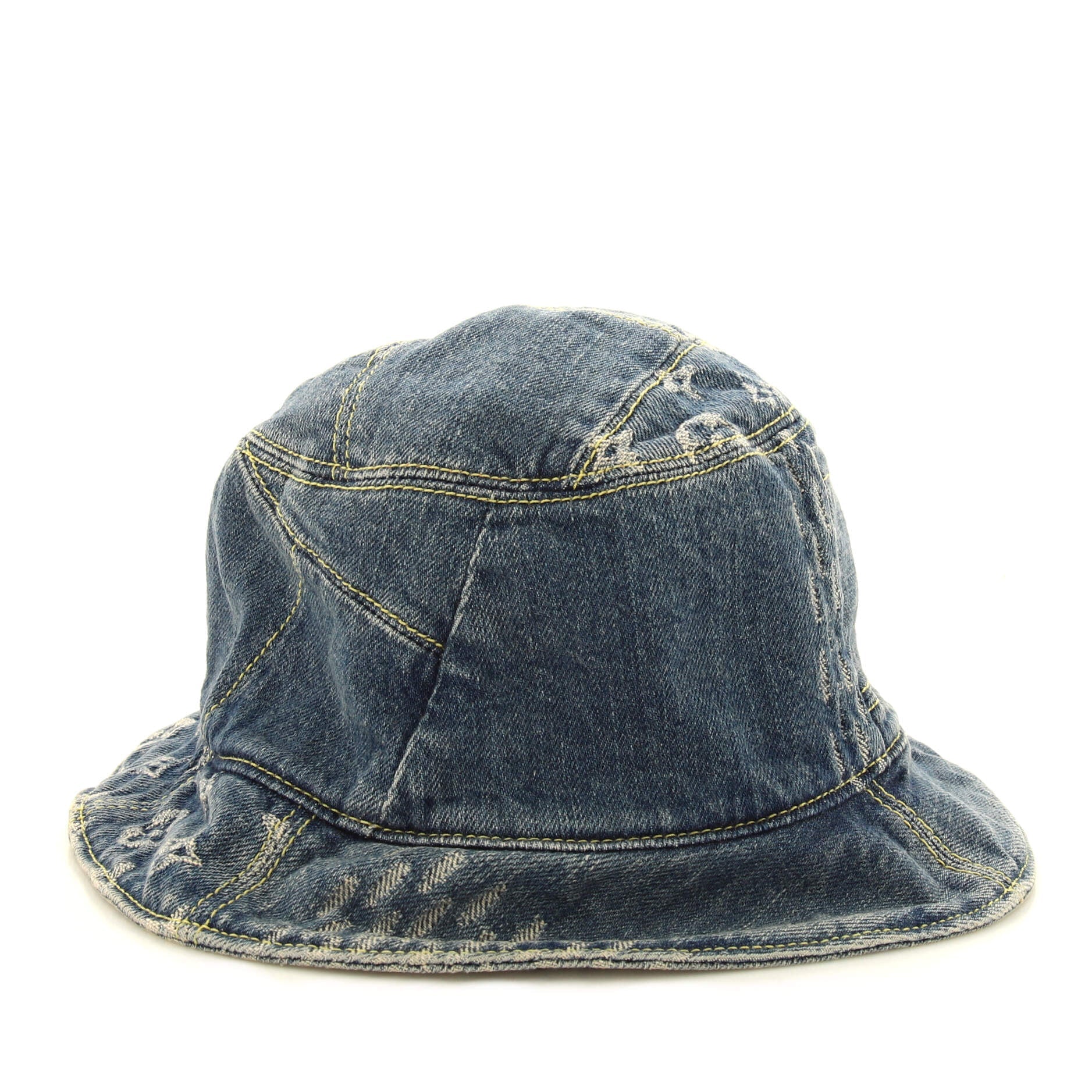 Nigo Sun Hat Limited Edition Giant Damier and Monogram Denim