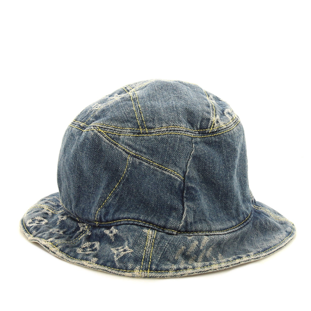 Nigo Sun Hat Limited Edition Giant Damier and Monogram Denim