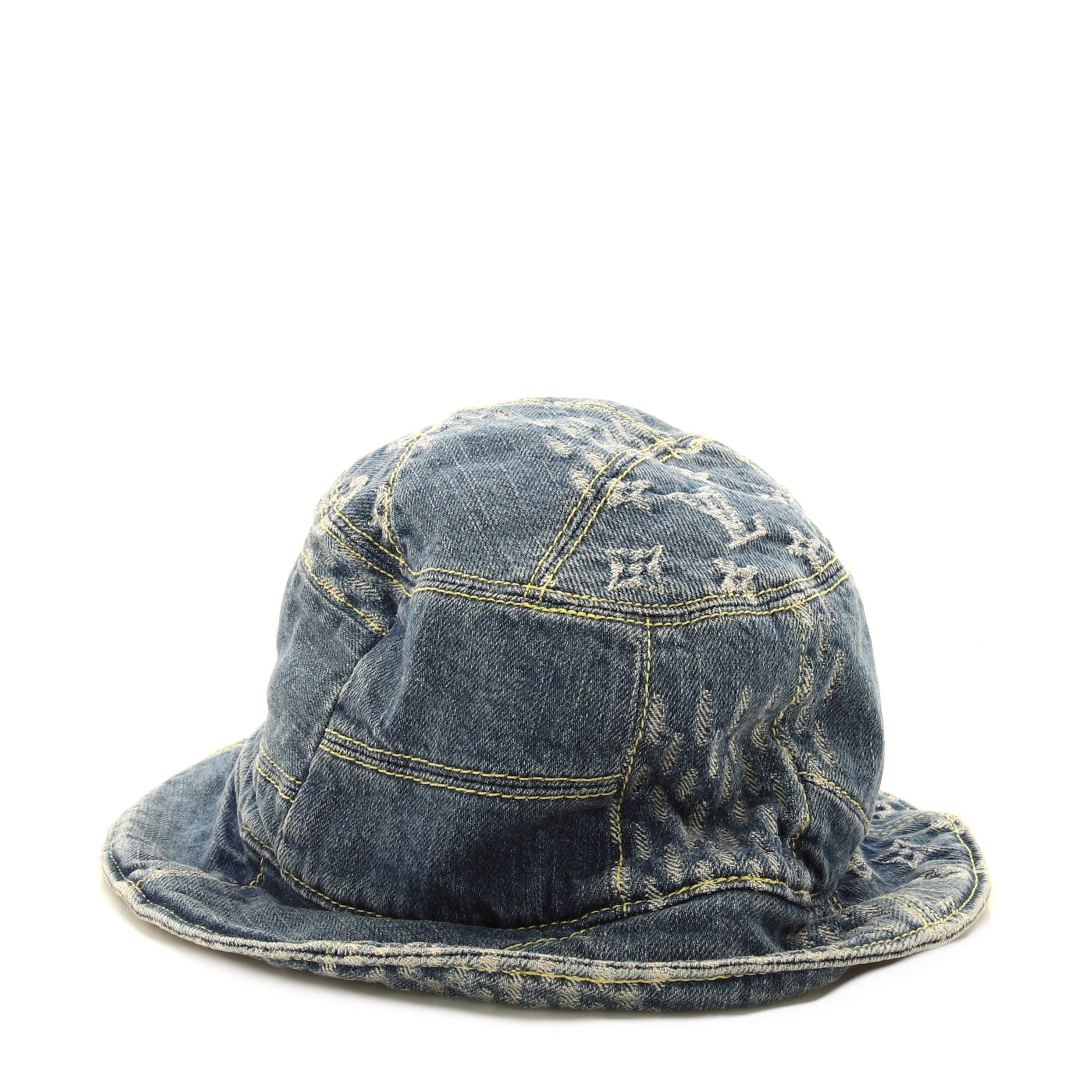 Nigo Sun Hat Limited Edition Giant Damier and Monogram Denim