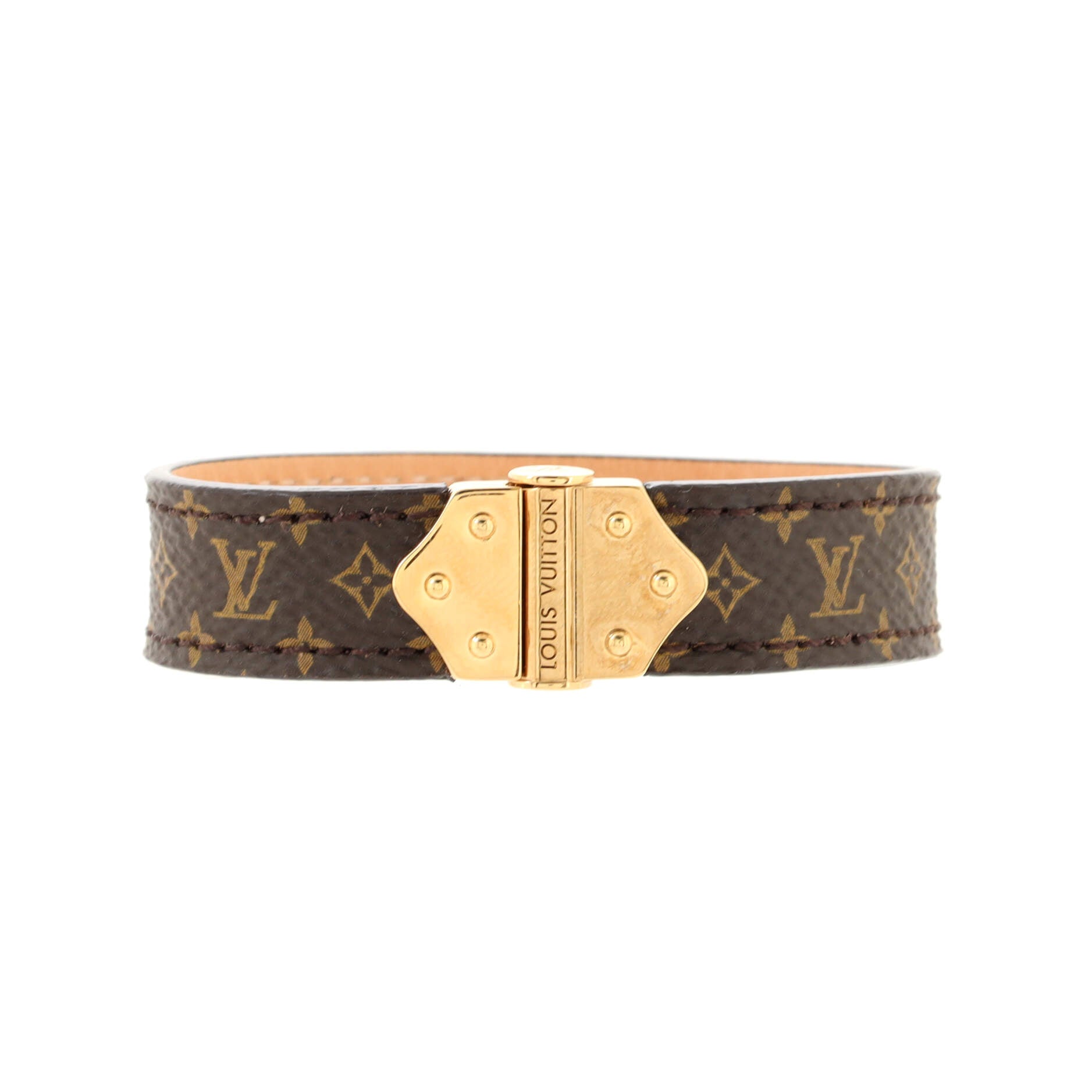 Nano Monogram Bracelet Monogram Canvas and Metal