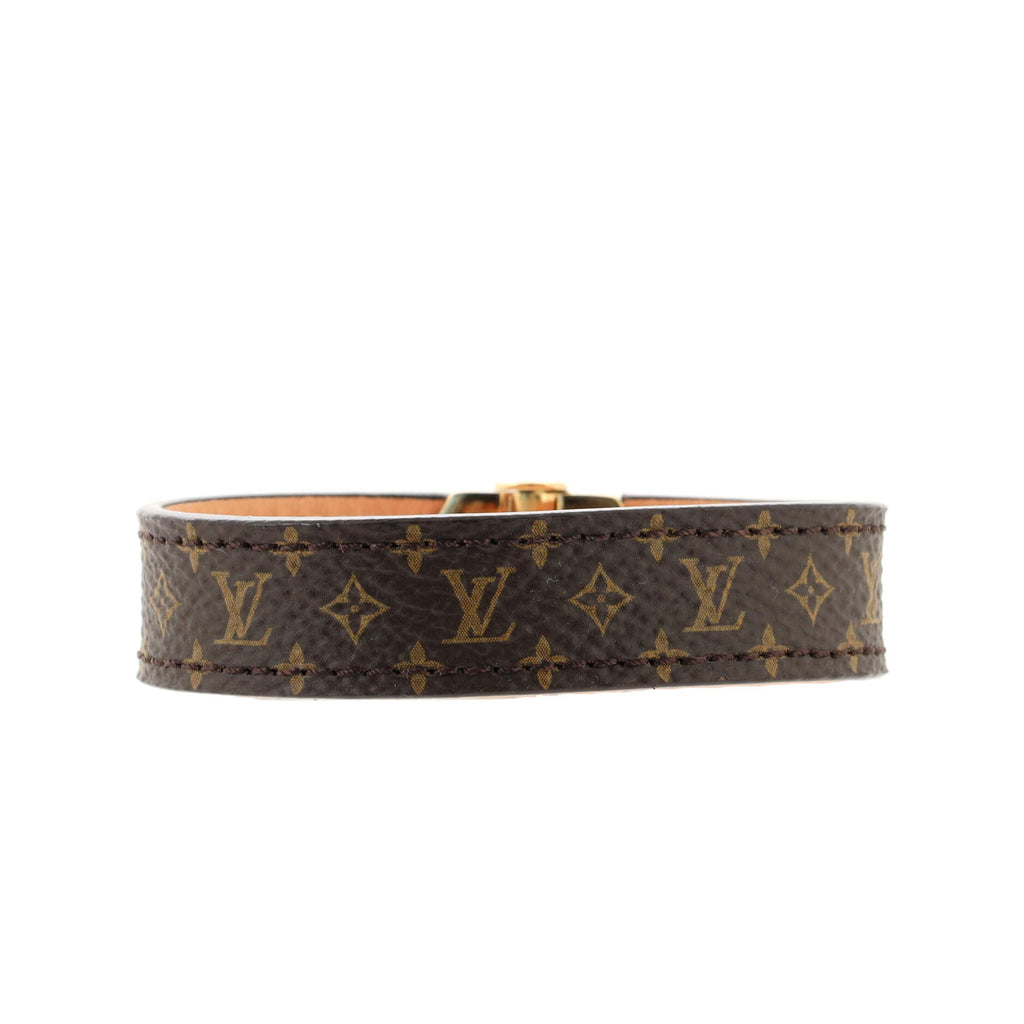Nano Monogram Bracelet Monogram Canvas and Metal