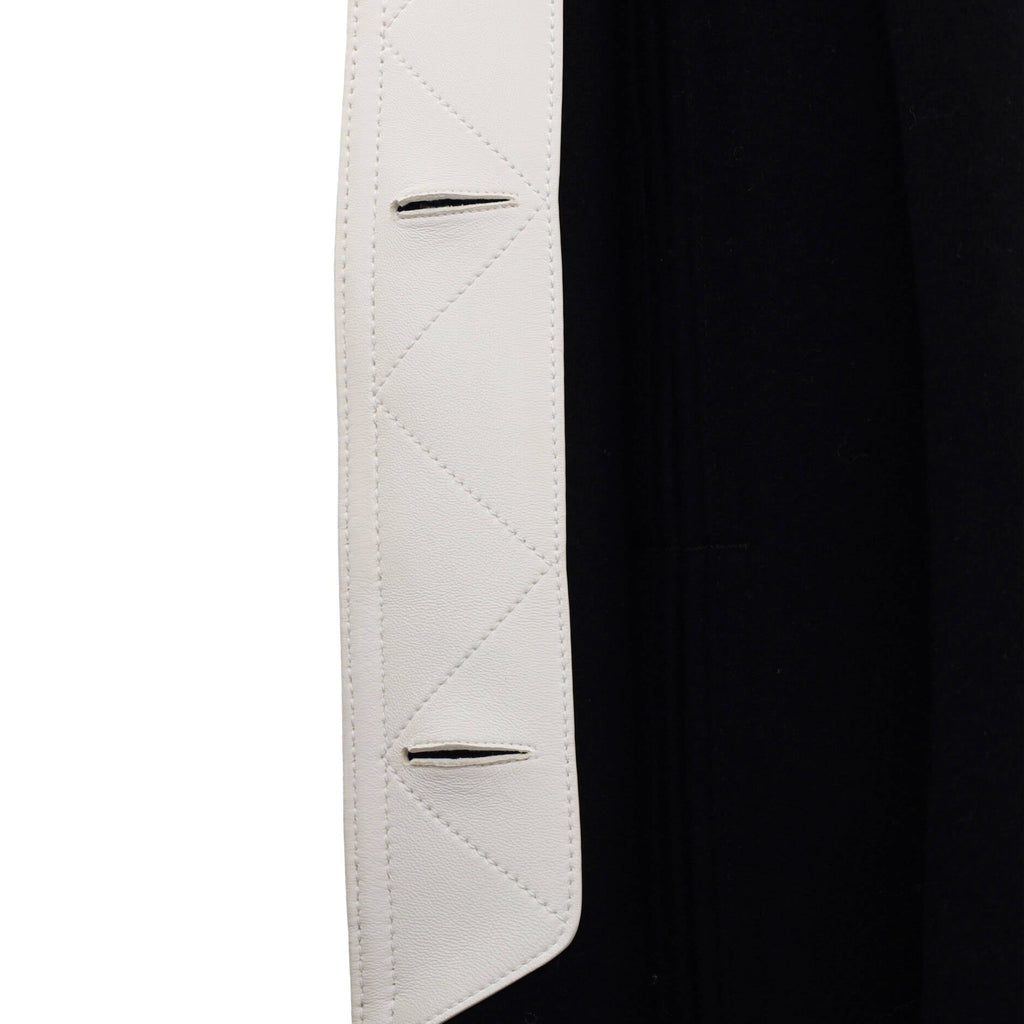 Women's Graphic Accent Double Breasted Coat Wool