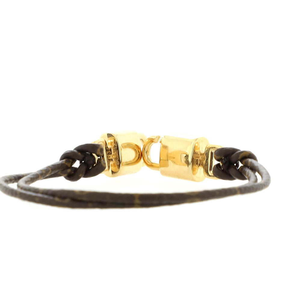 LV Twinlocks Bracelet Monogram Canvas with Metal