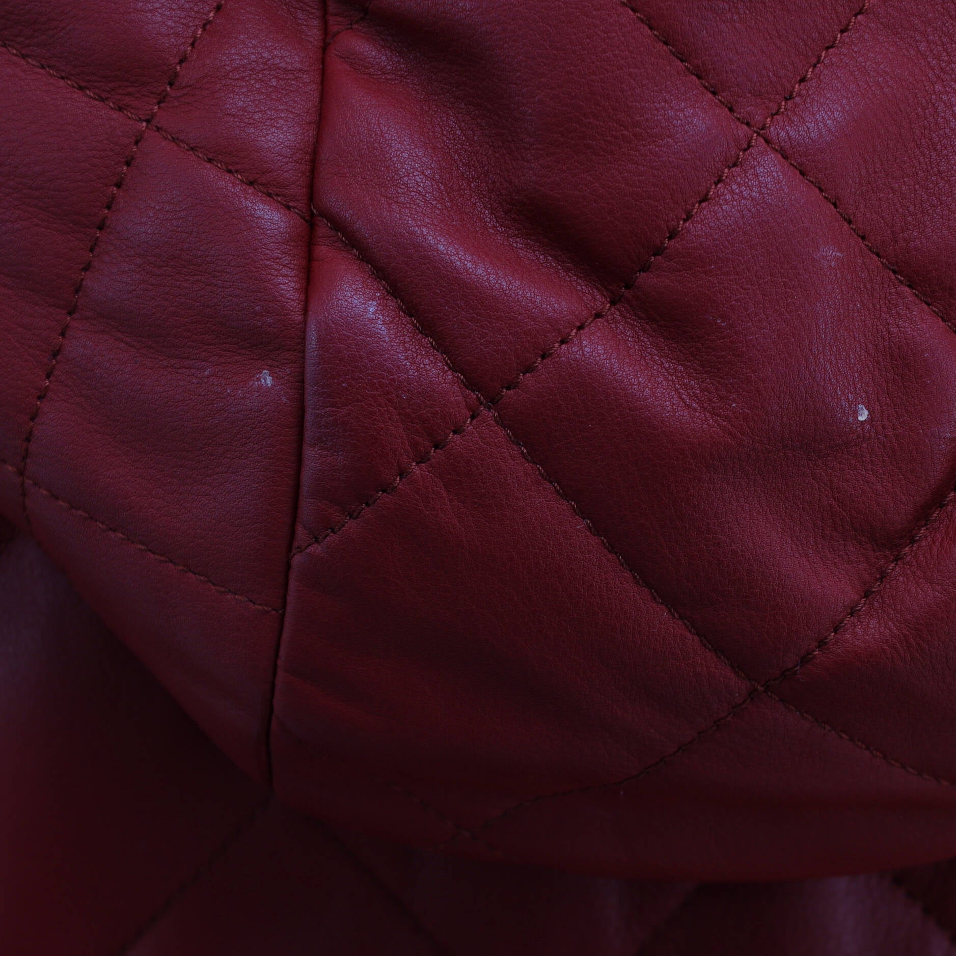 Women's Hooded Saddle Pocket Coat Quilted Calfskin