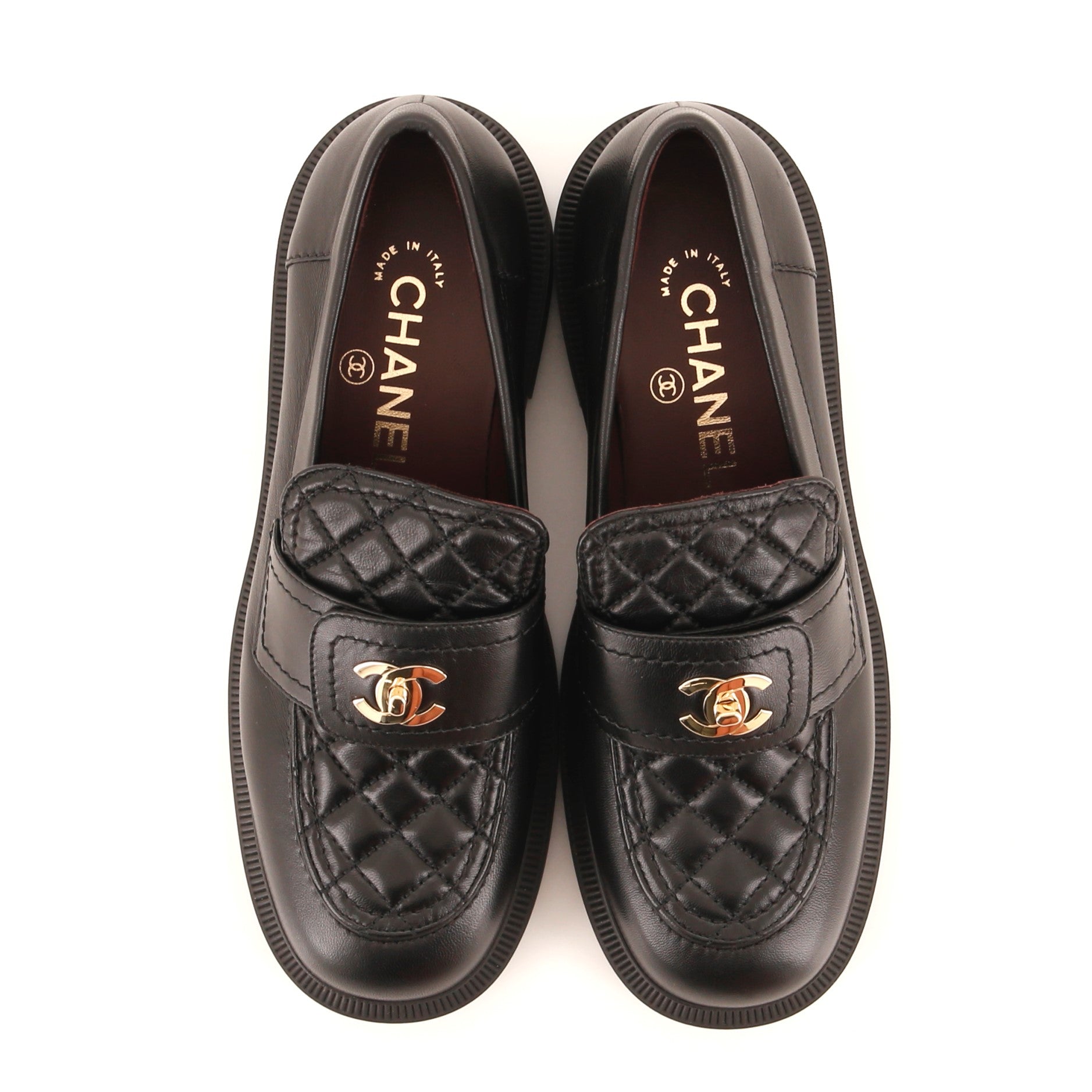 Women's CC Loafers Quilted Leather