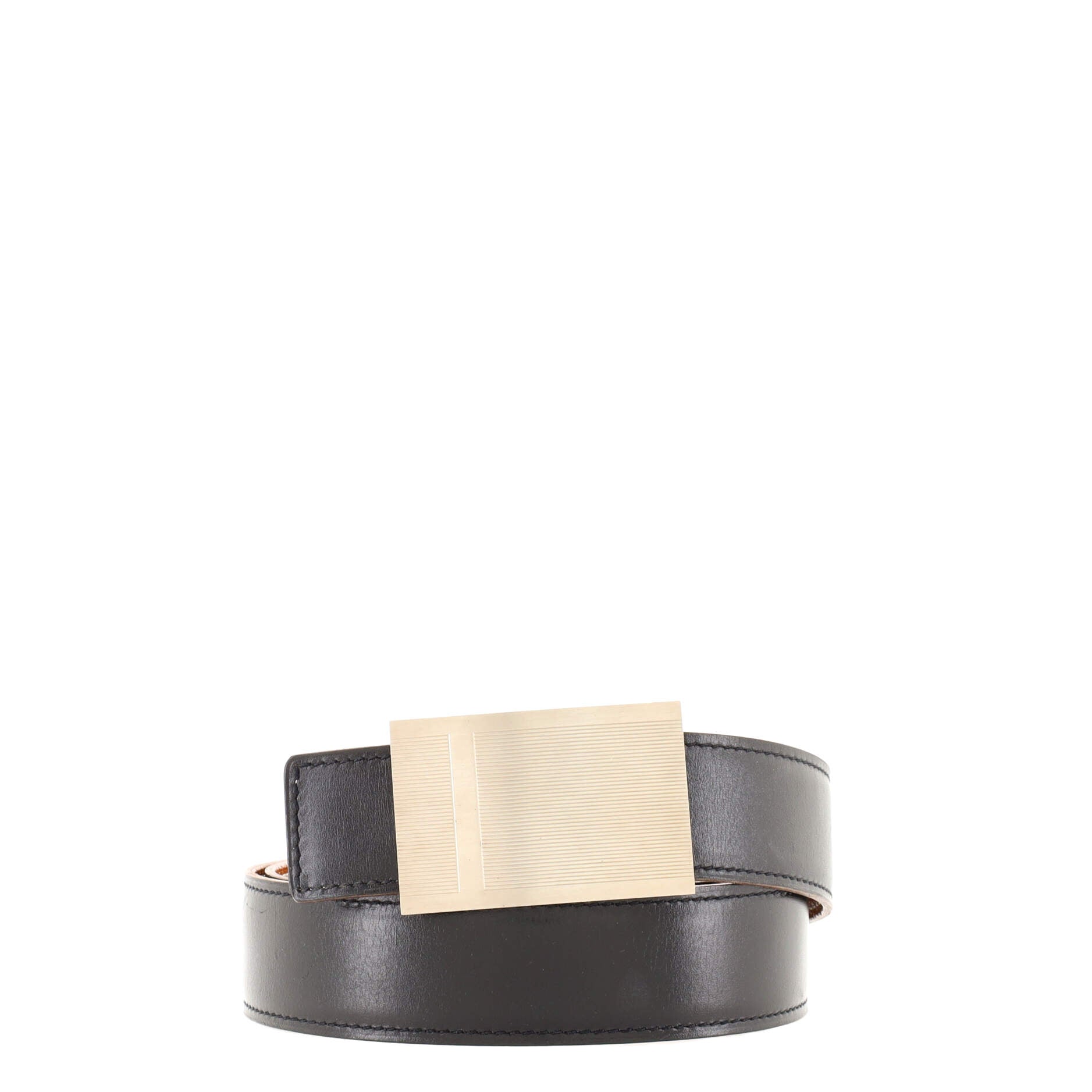 Horizontal H Reversible Belt Leather Medium 85