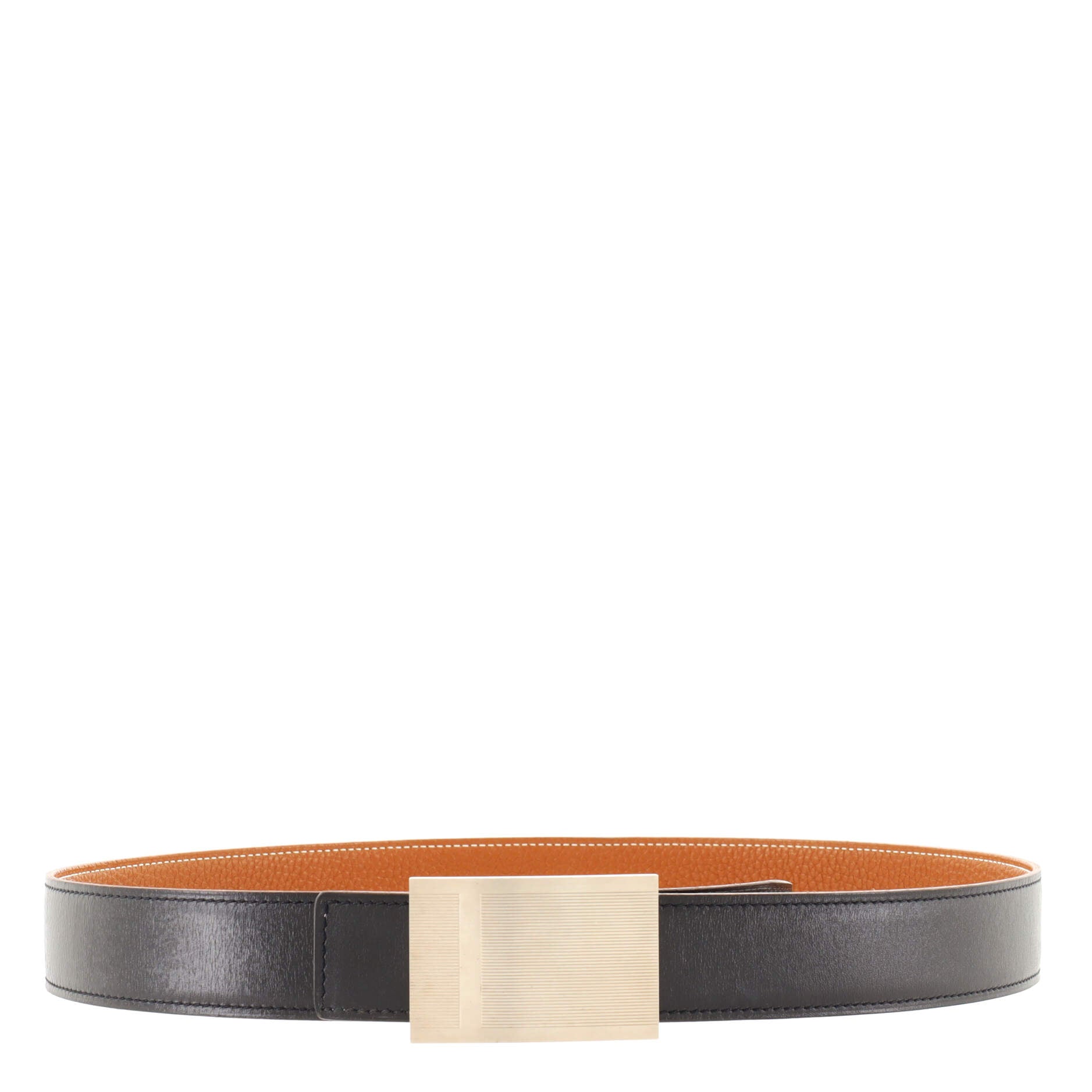 Horizontal H Reversible Belt Leather Medium 85