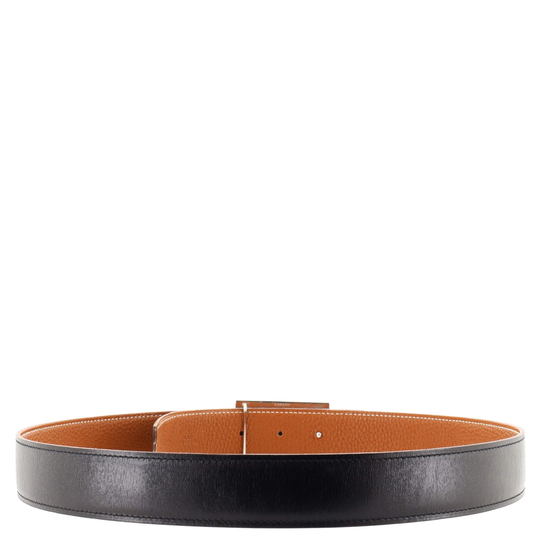 Horizontal H Reversible Belt Leather Medium 85