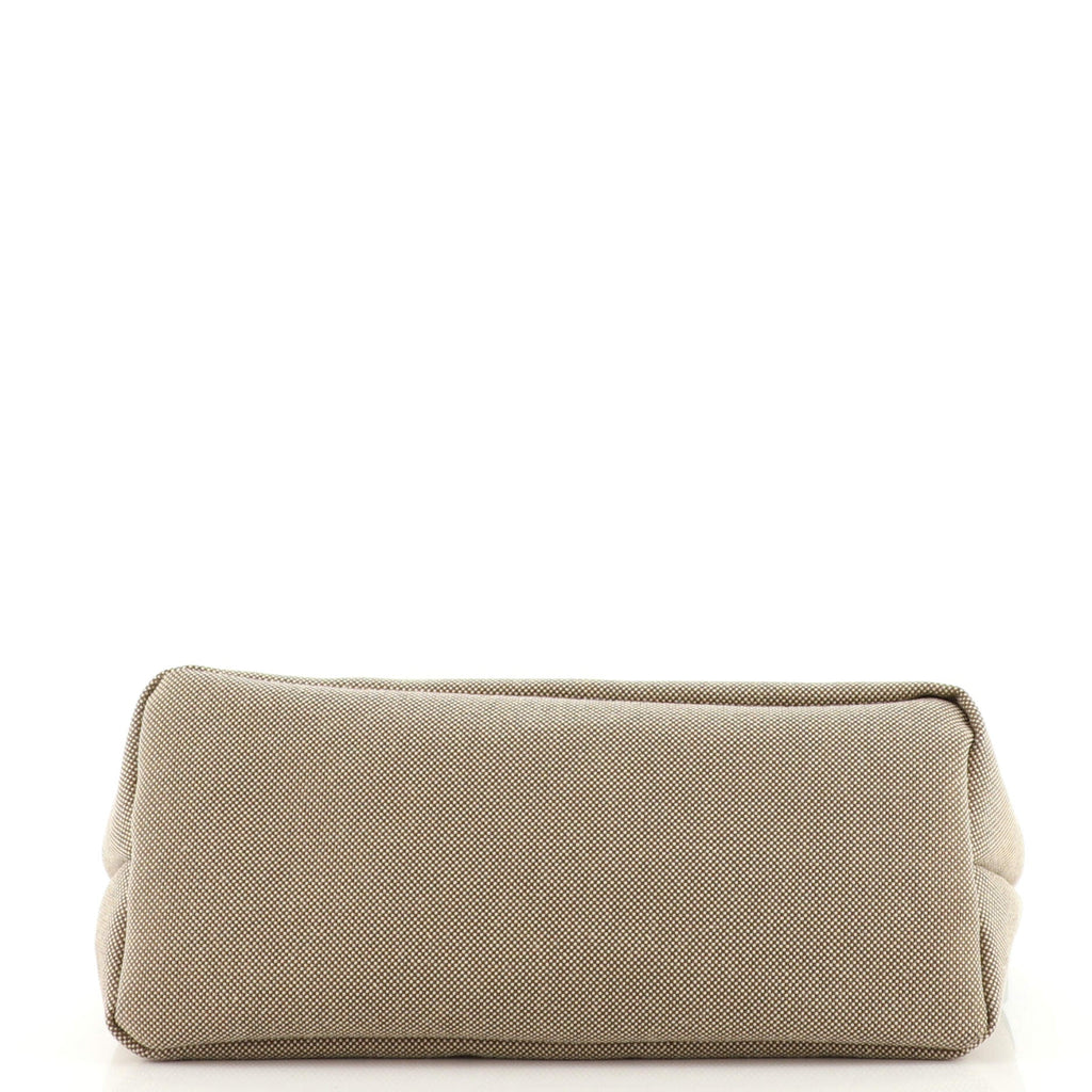 Logo Zip Hobo Canvas with Leather Mini