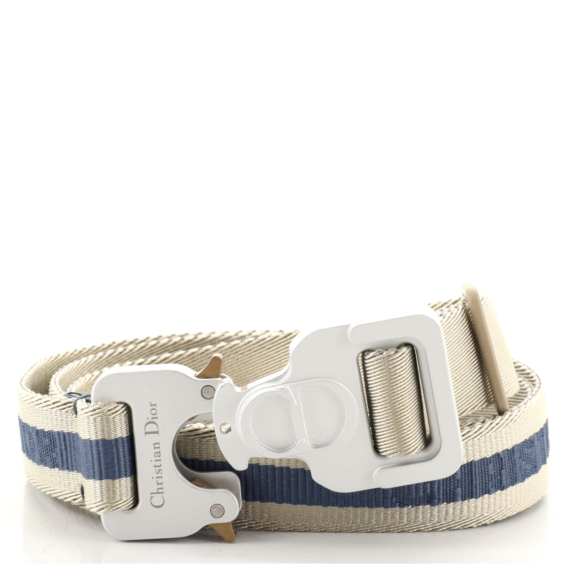 CD Buckle Belt Canvas Thin 5