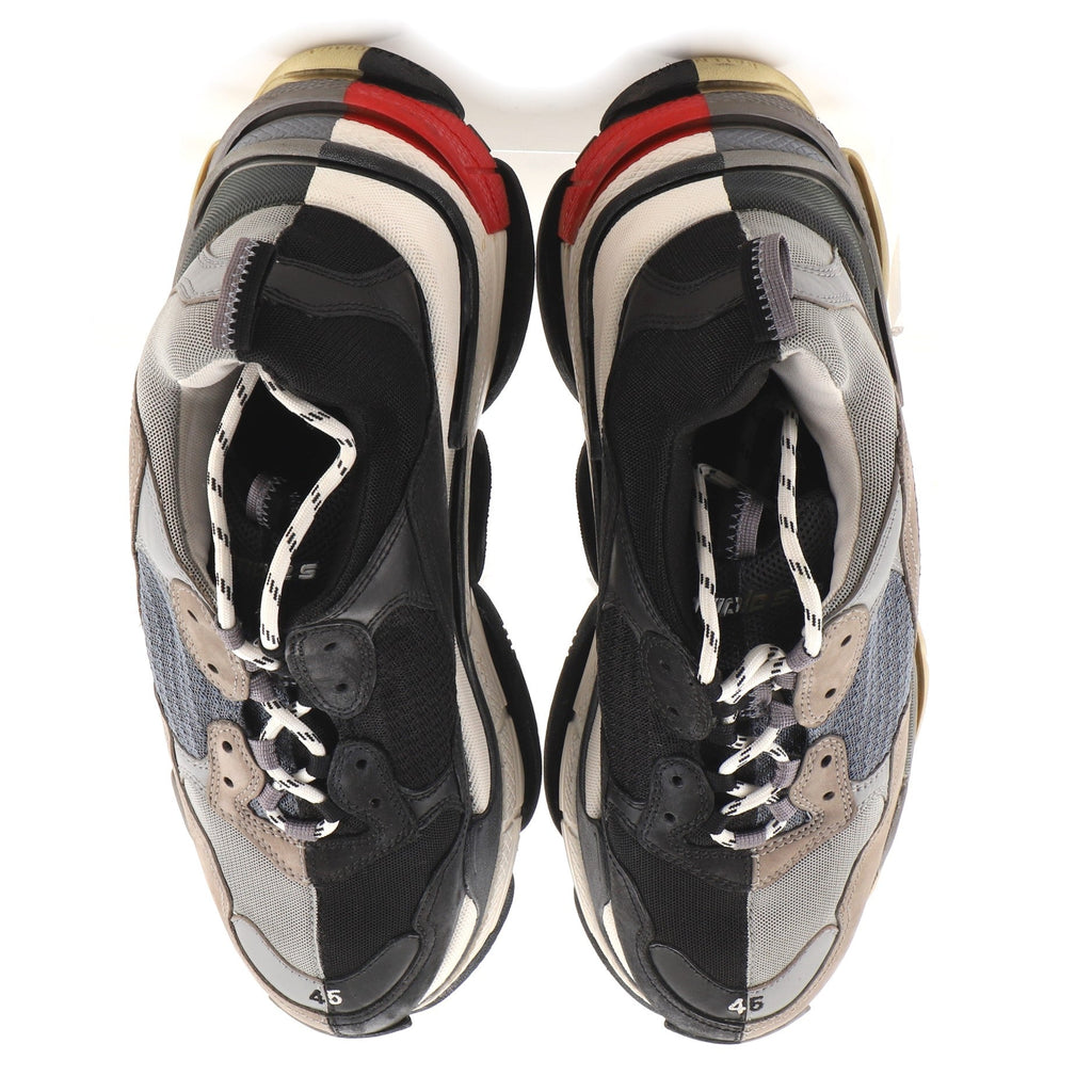 Men's Triple S Sneakers Fabric and Mesh with Leather