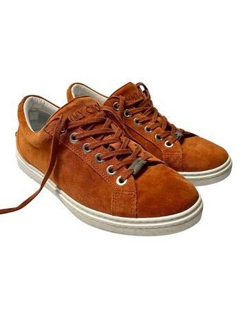 Women's Jimmy Choo Cash Trainers in Brown Suede