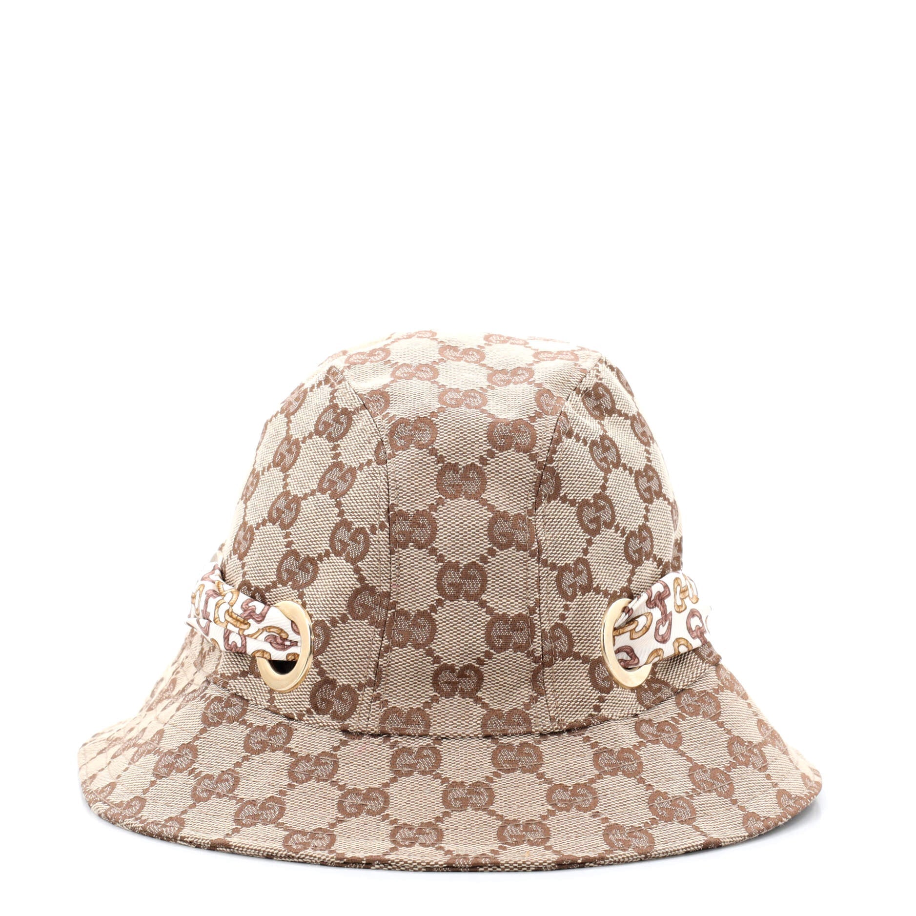 Scarf Wrap Bucket Hat GG Canvas